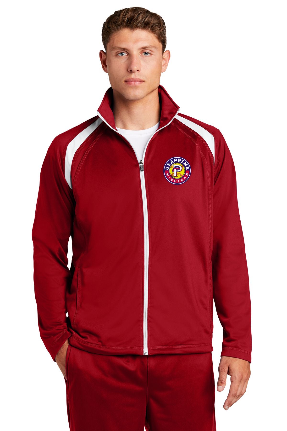 USA Prime Softball Tricot Track Jacket