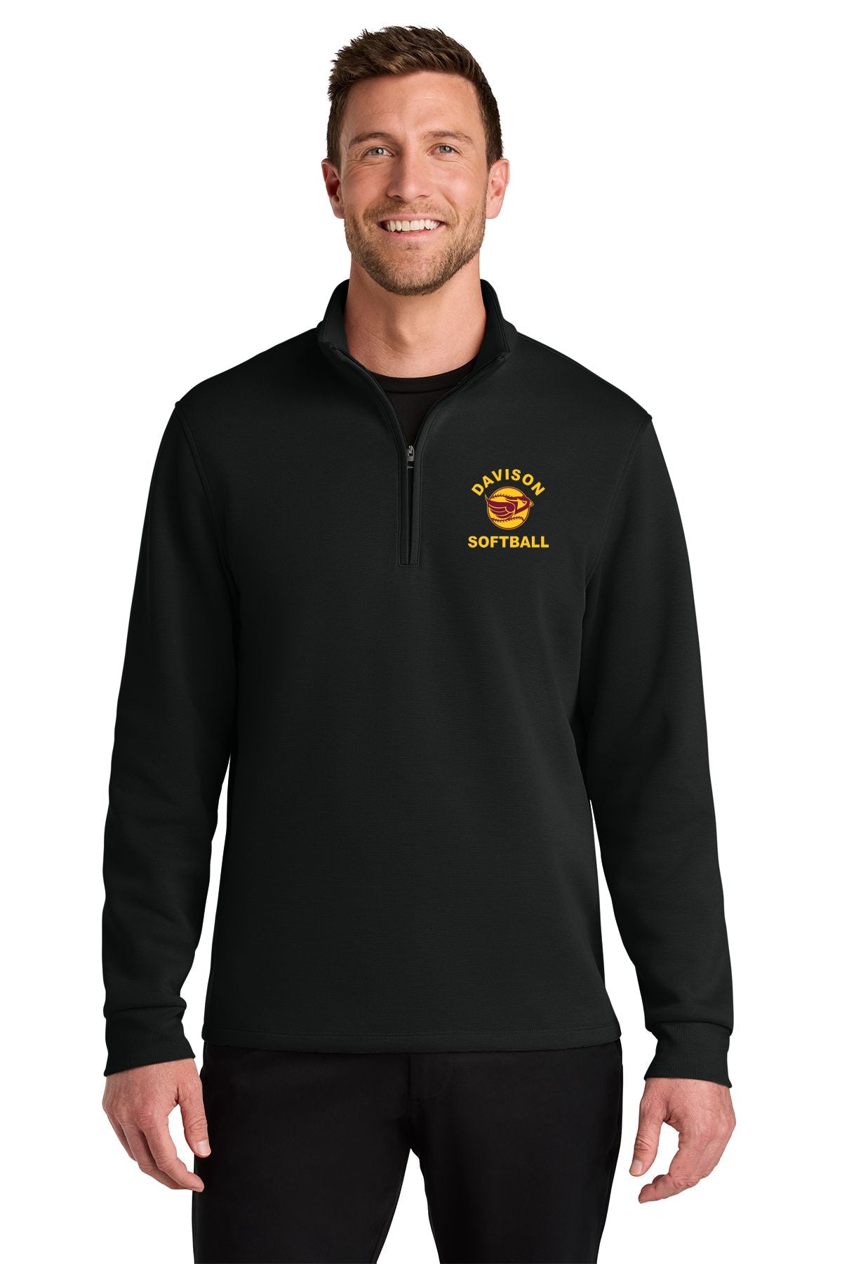 Davison Softball Wearever Signature Double Pique 1/4-Zip