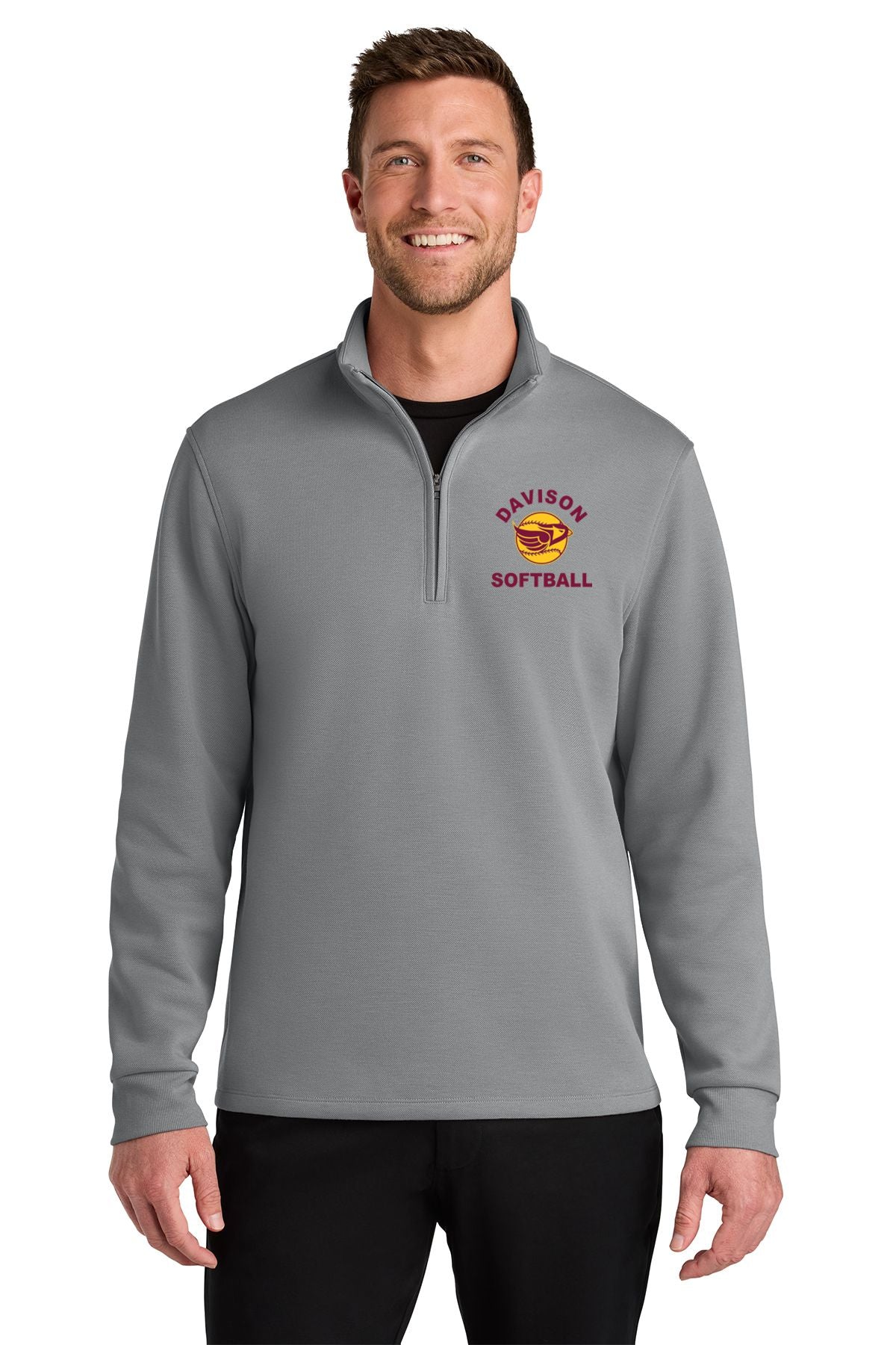 Davison Softball Wearever Signature Double Pique 1/4-Zip