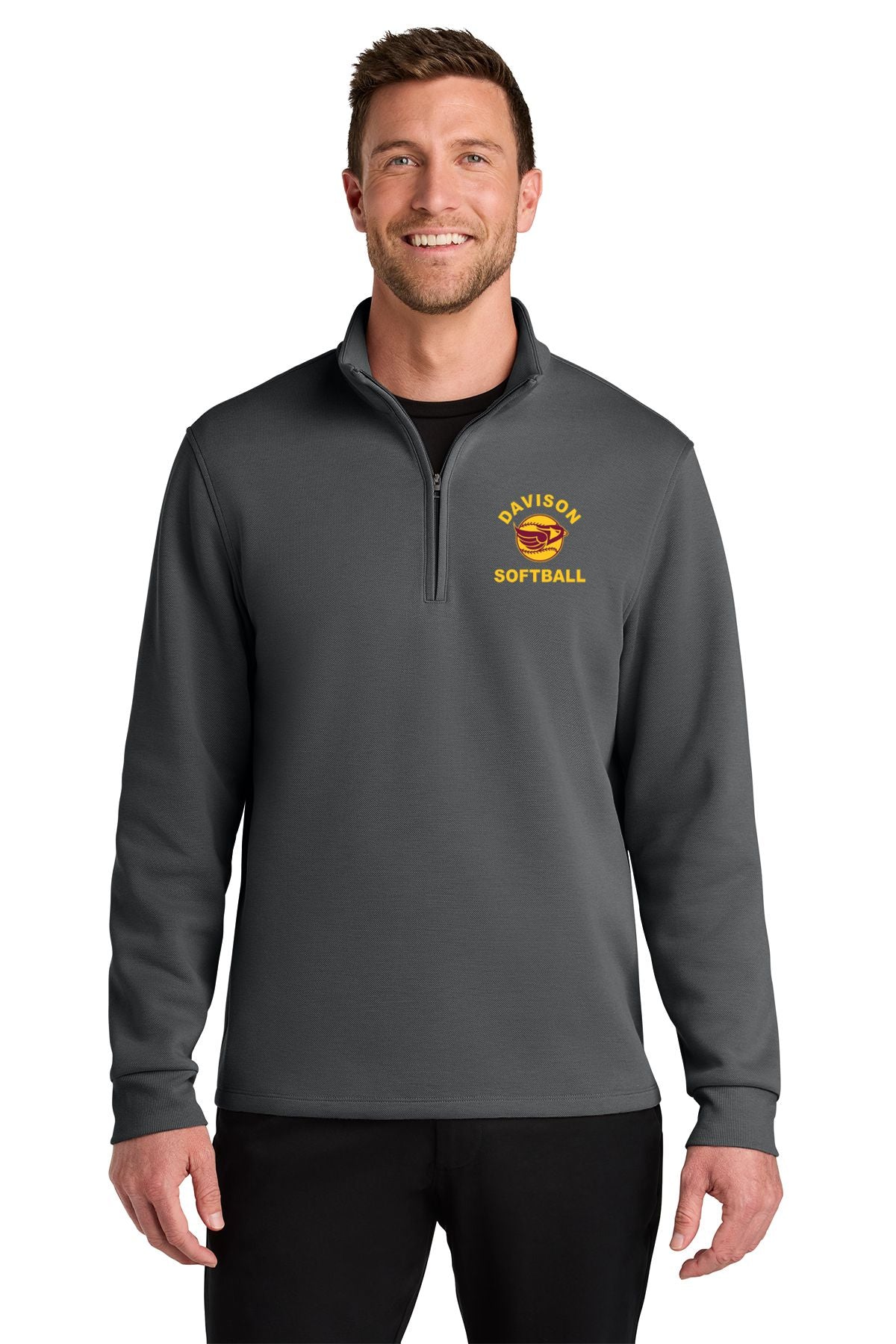 Davison Softball Wearever Signature Double Pique 1/4-Zip