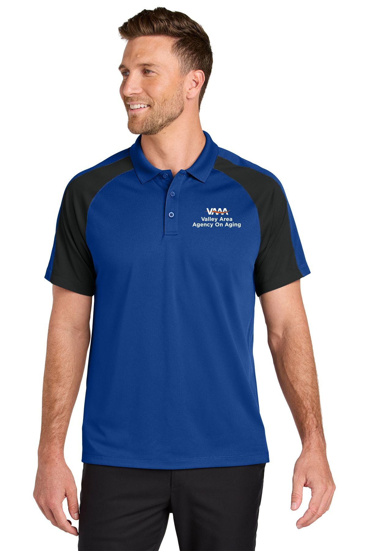 Valley Area Agency On Aging Port Authority® Wearever Performance Pique Colorblock Polo