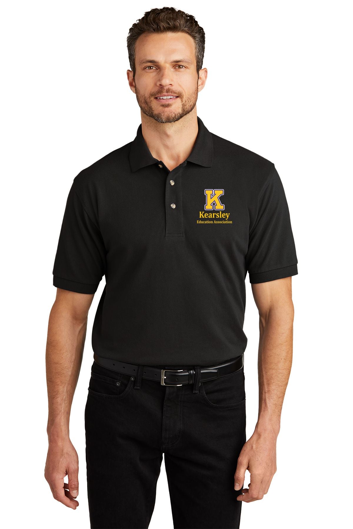 Kearsley Education Association Heavyweight Cotton Pique Polo