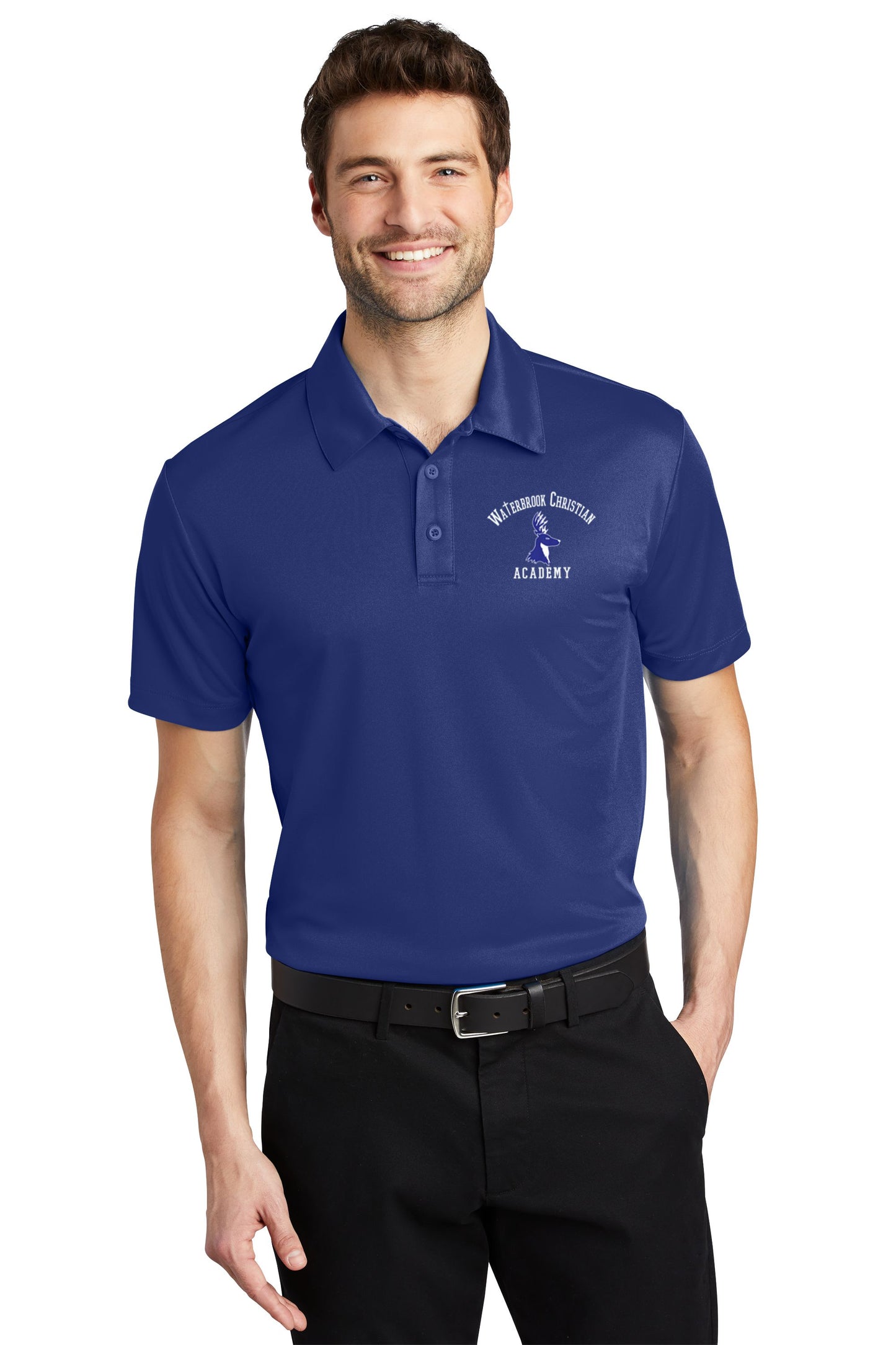 Waterbrook Christian Academy Silk Touch™ Performance Polo