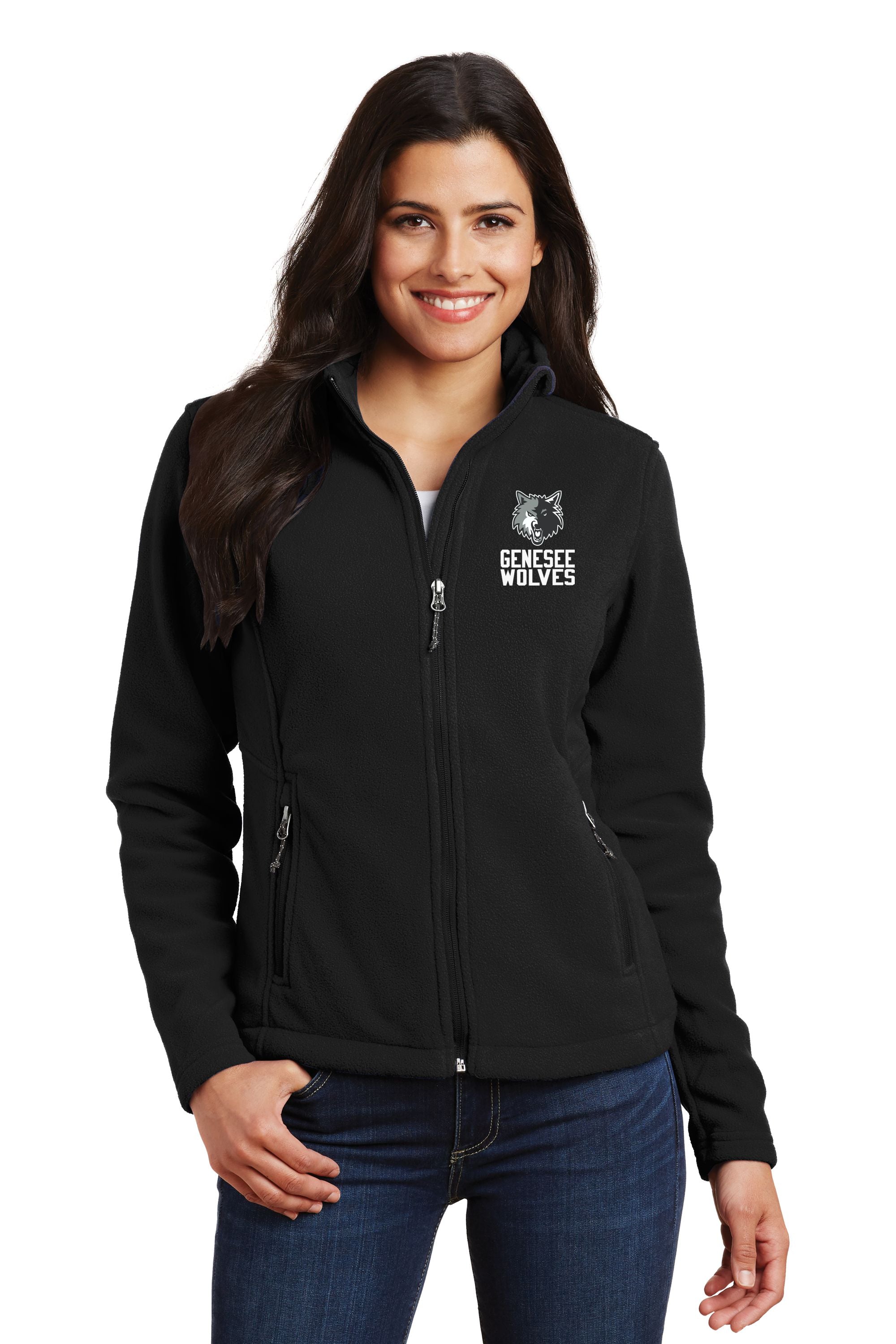 Genesee Wolves Fleece Full Zip Jacket - GWPTO