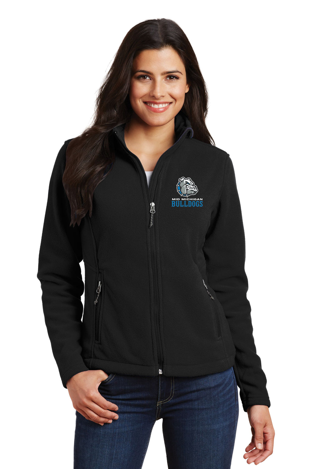 Mid Michigan Bulldogs Fleece Full Zip Jacket