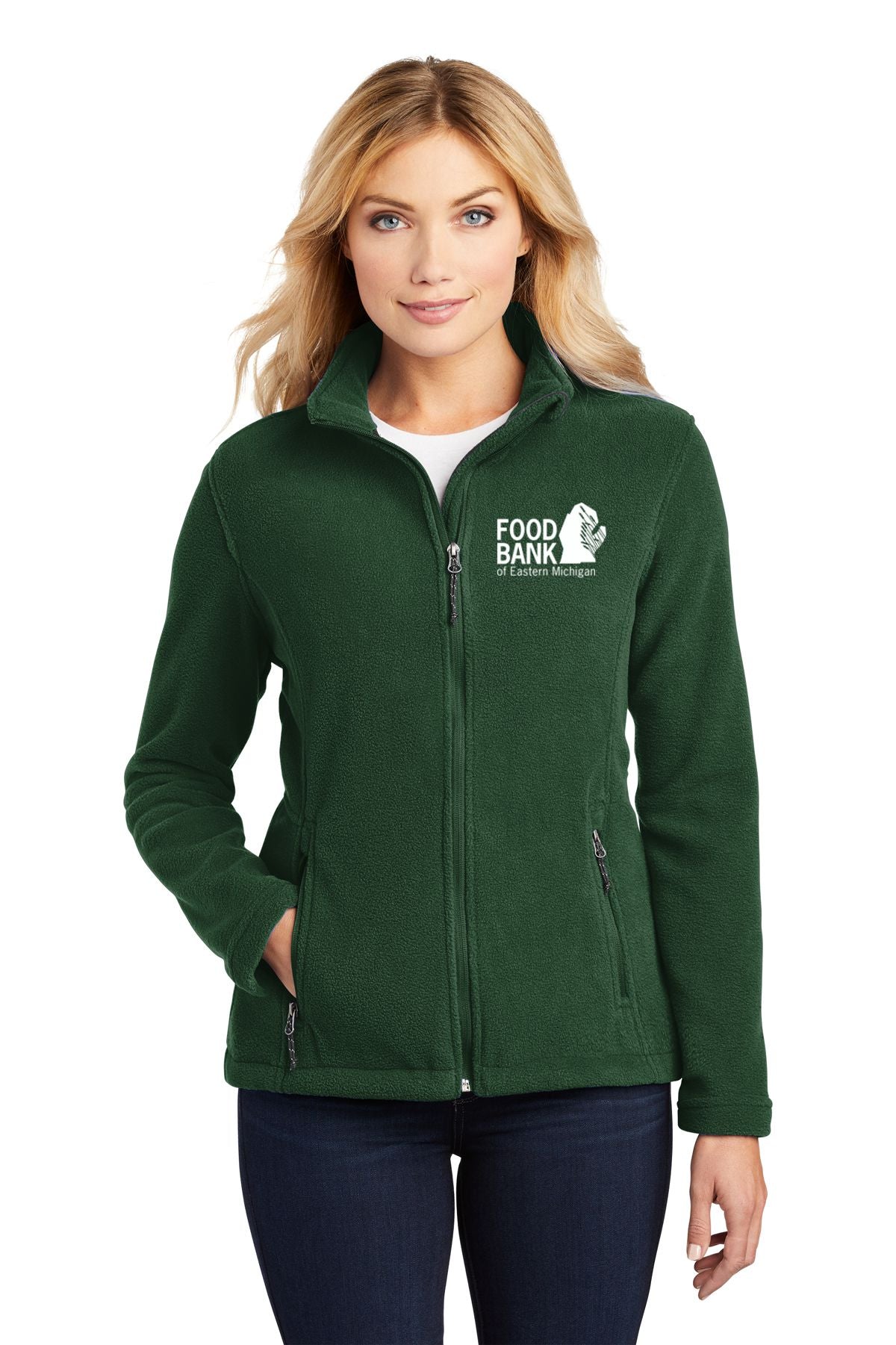 Food Bank of Eastern Michigan Ladies Value Fleece Jacket