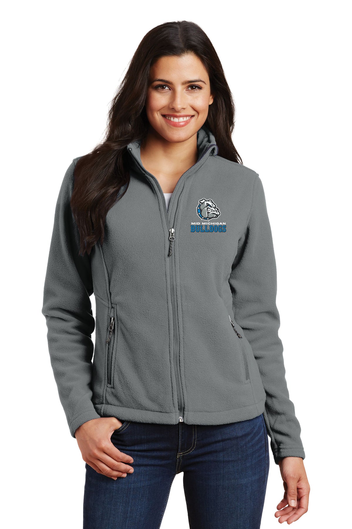 Mid Michigan Bulldogs Fleece Full Zip Jacket