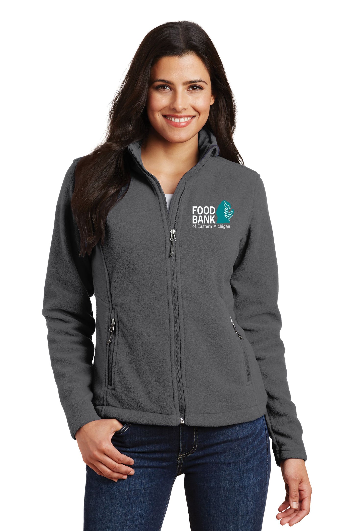 Food Bank of Eastern Michigan Ladies Value Fleece Jacket