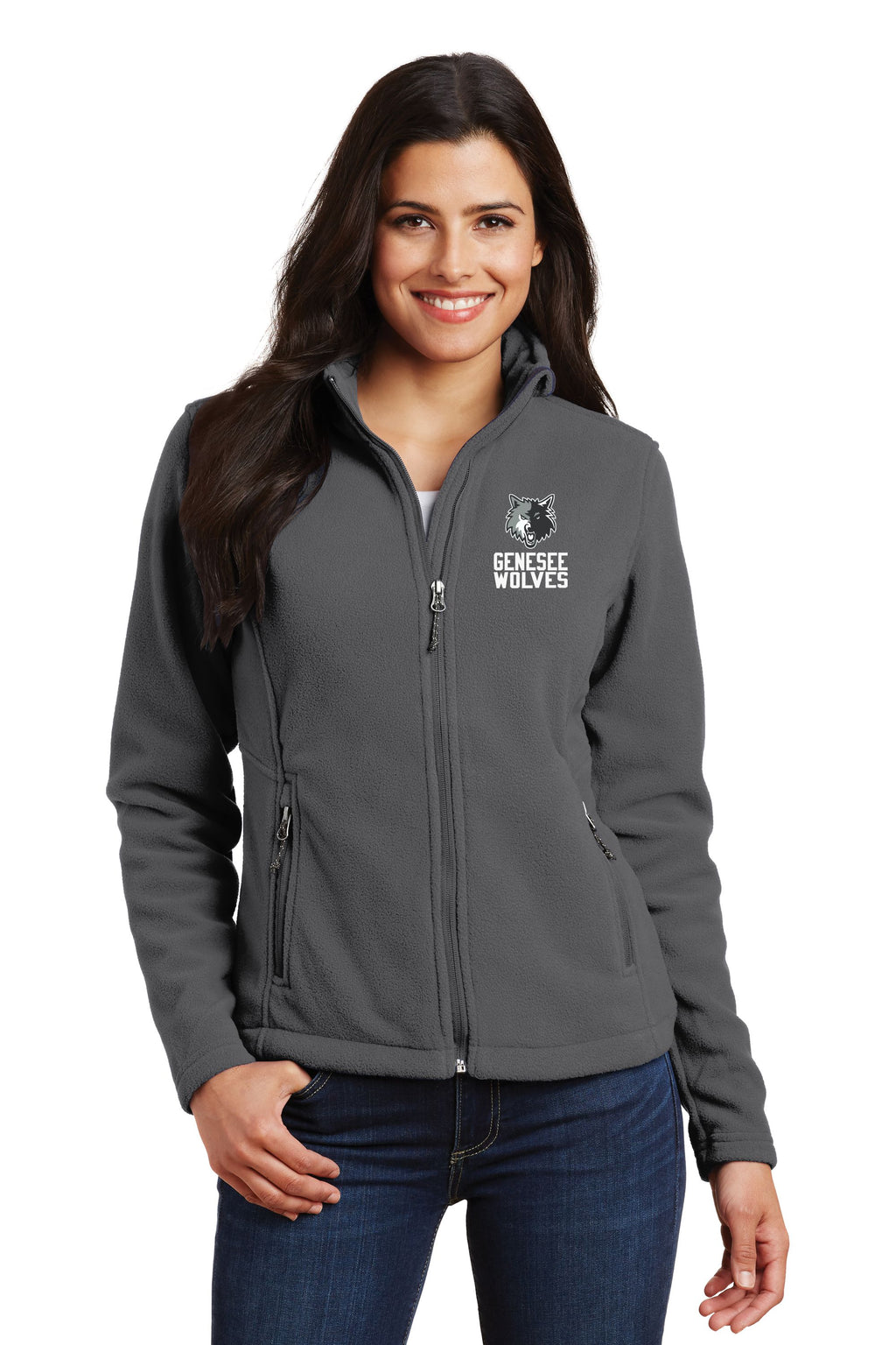 Genesee Wolves Fleece Full Zip Jacket - GWPTO