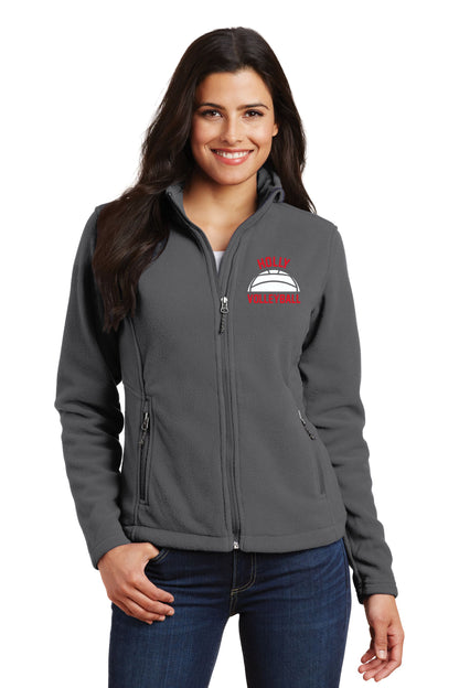 Holly Volleyball Fleece Full Zip Jacket