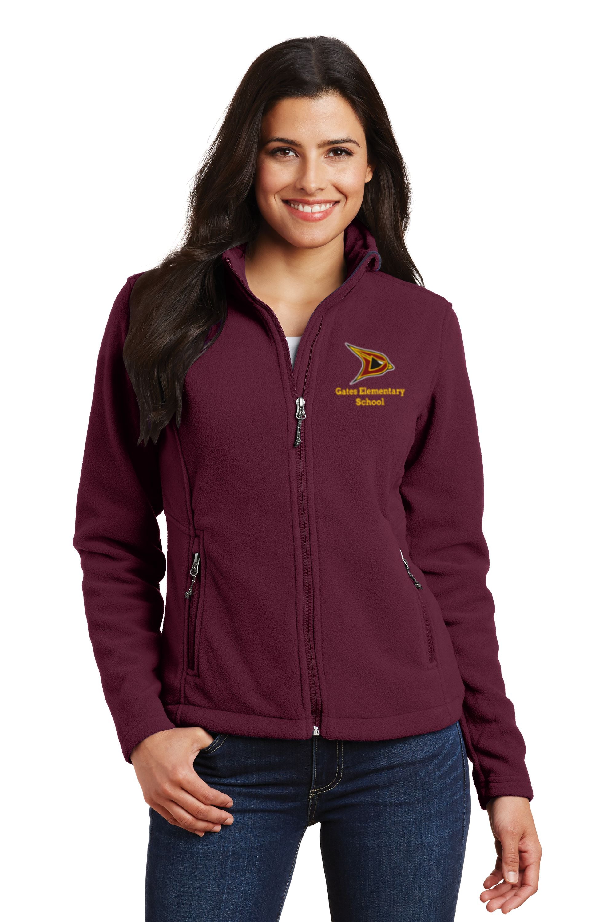 Gates Elementary Ladies Value Fleece Jacket