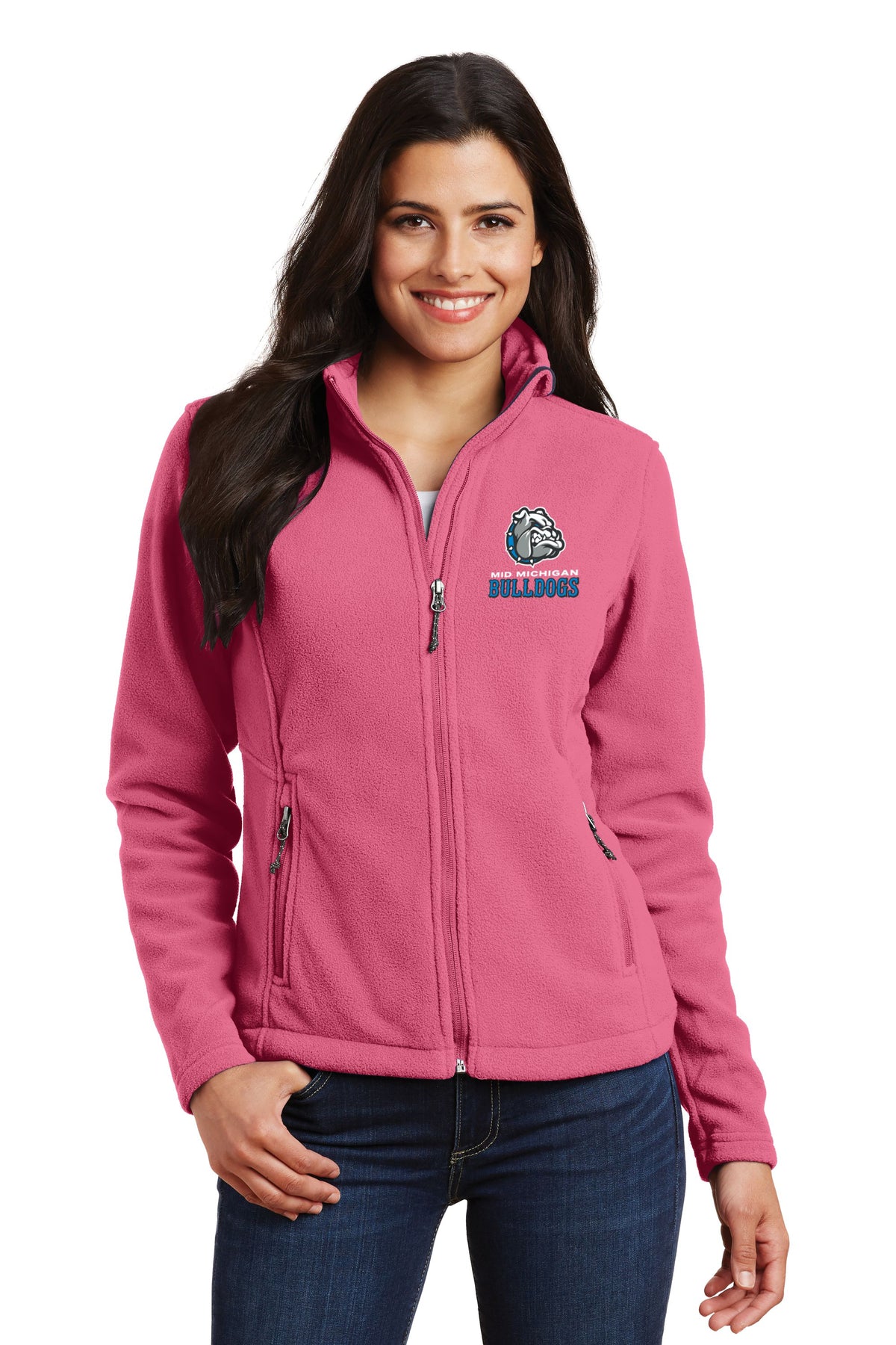 Mid Michigan Bulldogs Fleece Full Zip Jacket