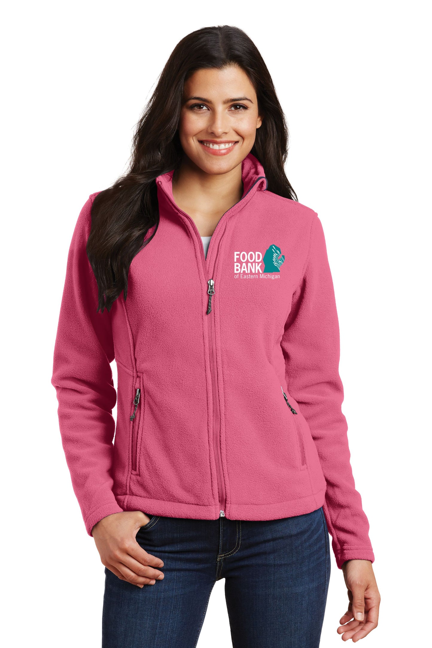 Food Bank of Eastern Michigan Ladies Value Fleece Jacket