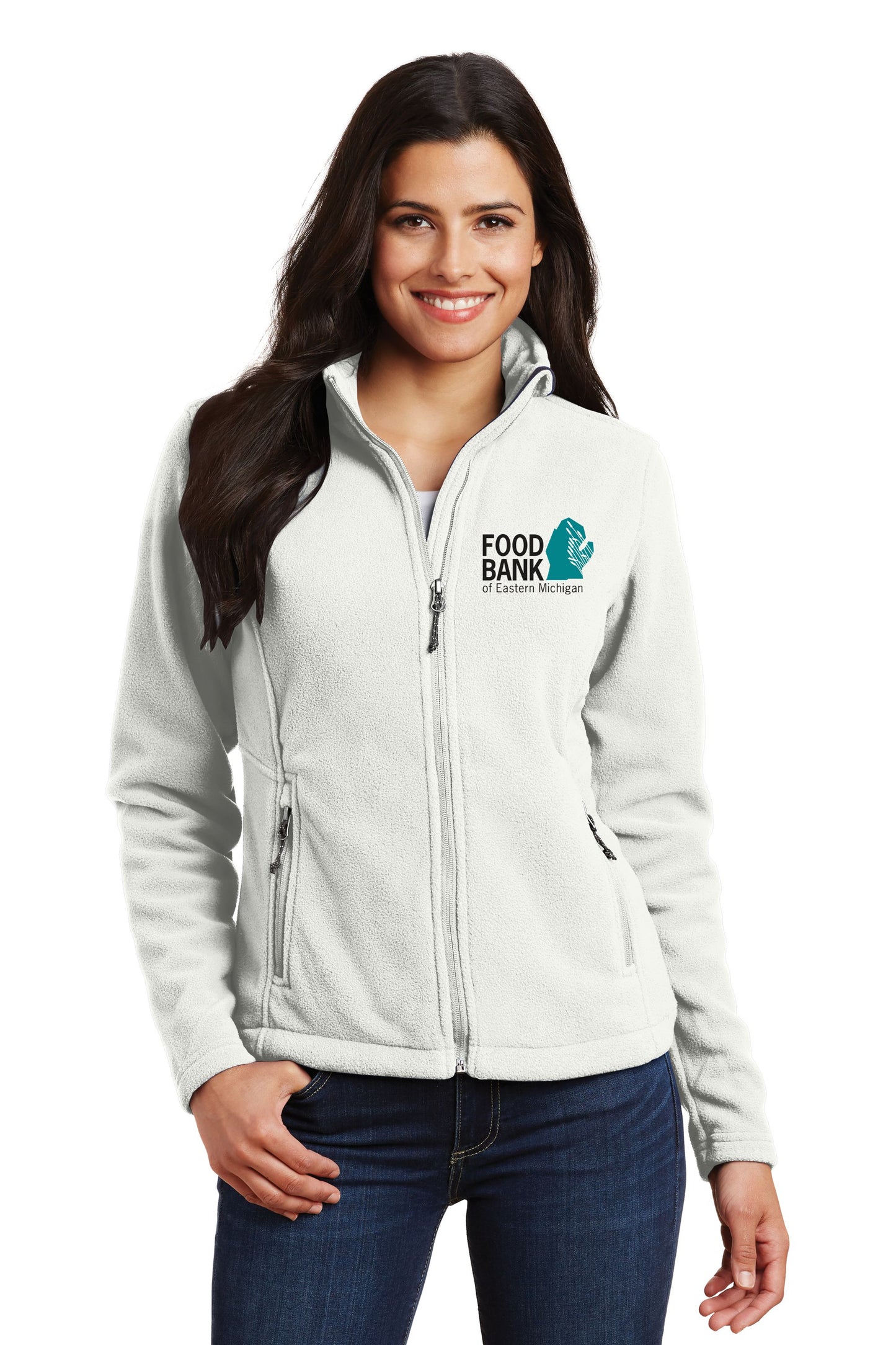 Food Bank of Eastern Michigan Ladies Value Fleece Jacket