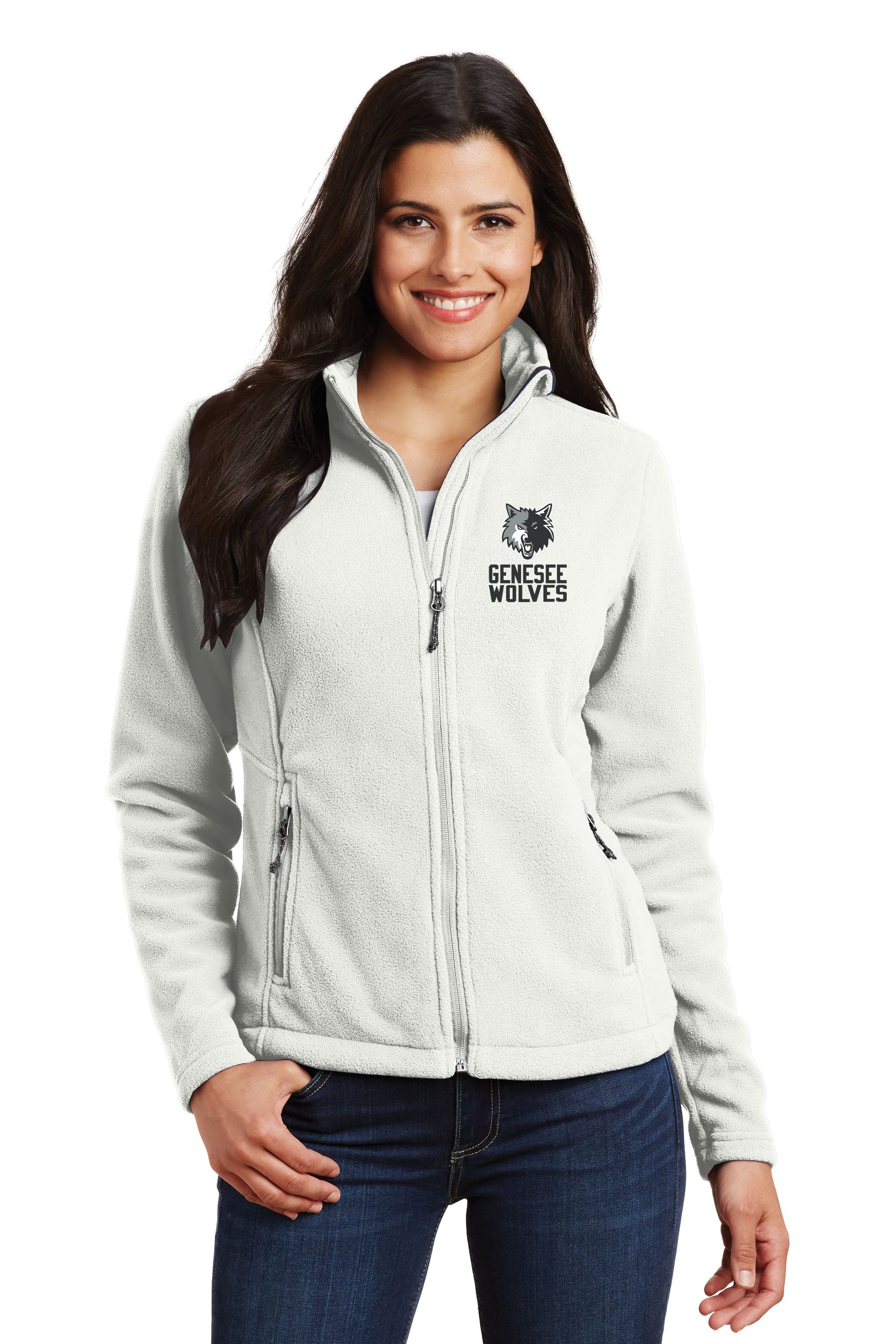 Genesee Wolves Fleece Full Zip Jacket - GWPTO
