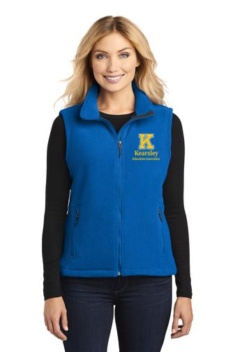 Kearsley Education Association Fleece Full Zip Vest