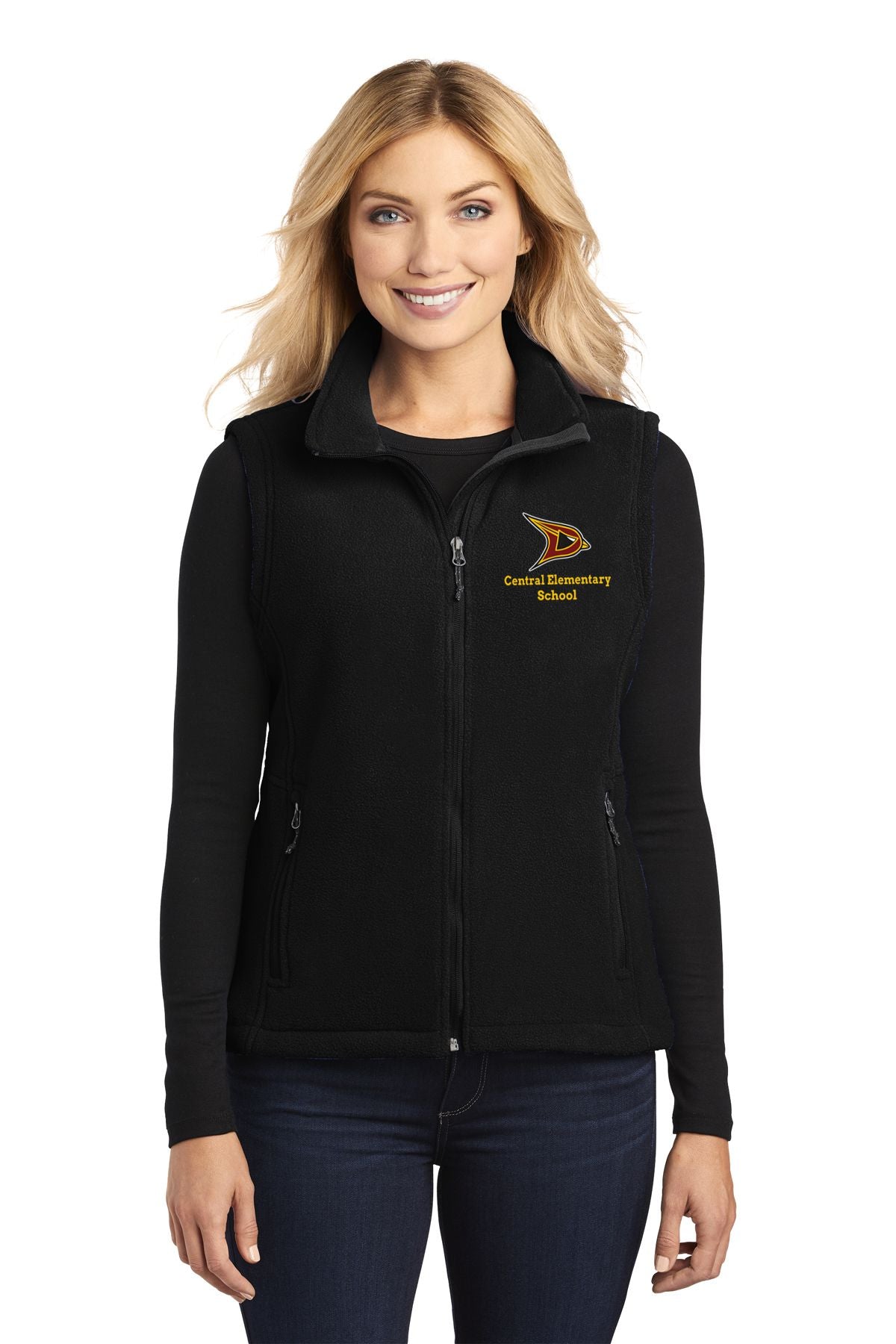 Central Elementary Ladies Value Fleece Vest