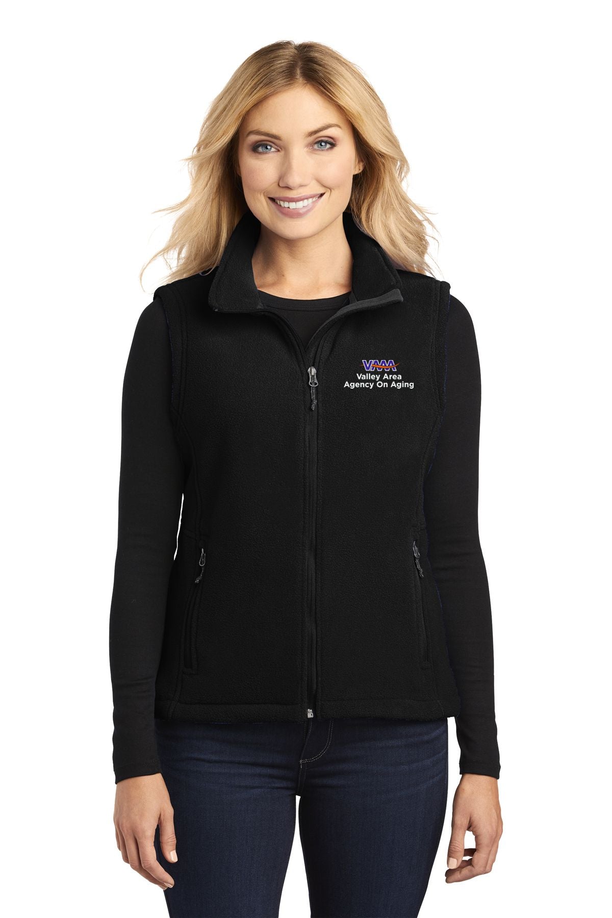 Valley Area Agency On Aging Fleece Full Zip Vest