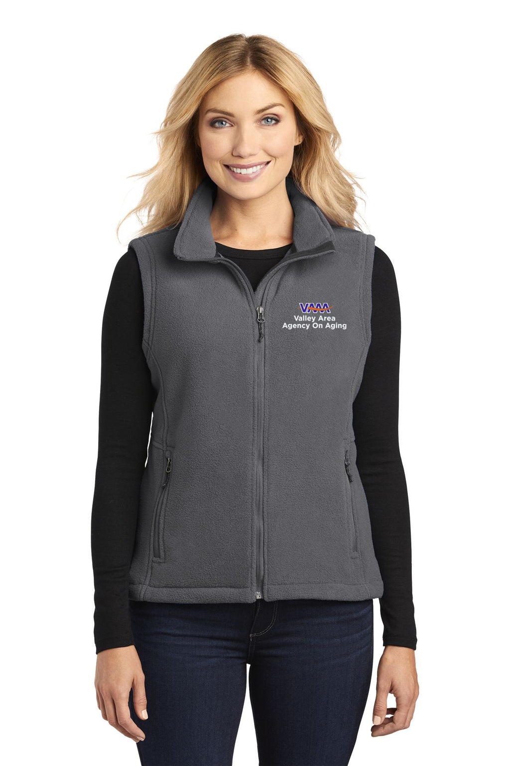 Valley Area Agency On Aging Fleece Full Zip Vest