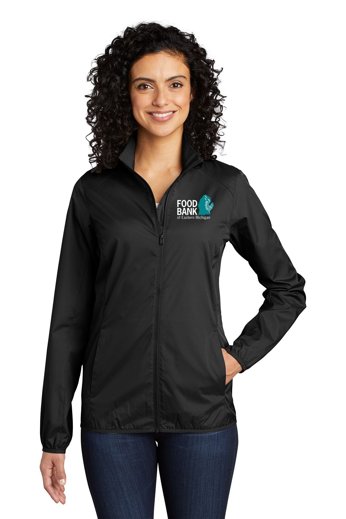 Food Bank of Eastern Michigan Ladies Zephyr Full-Zip Jacket