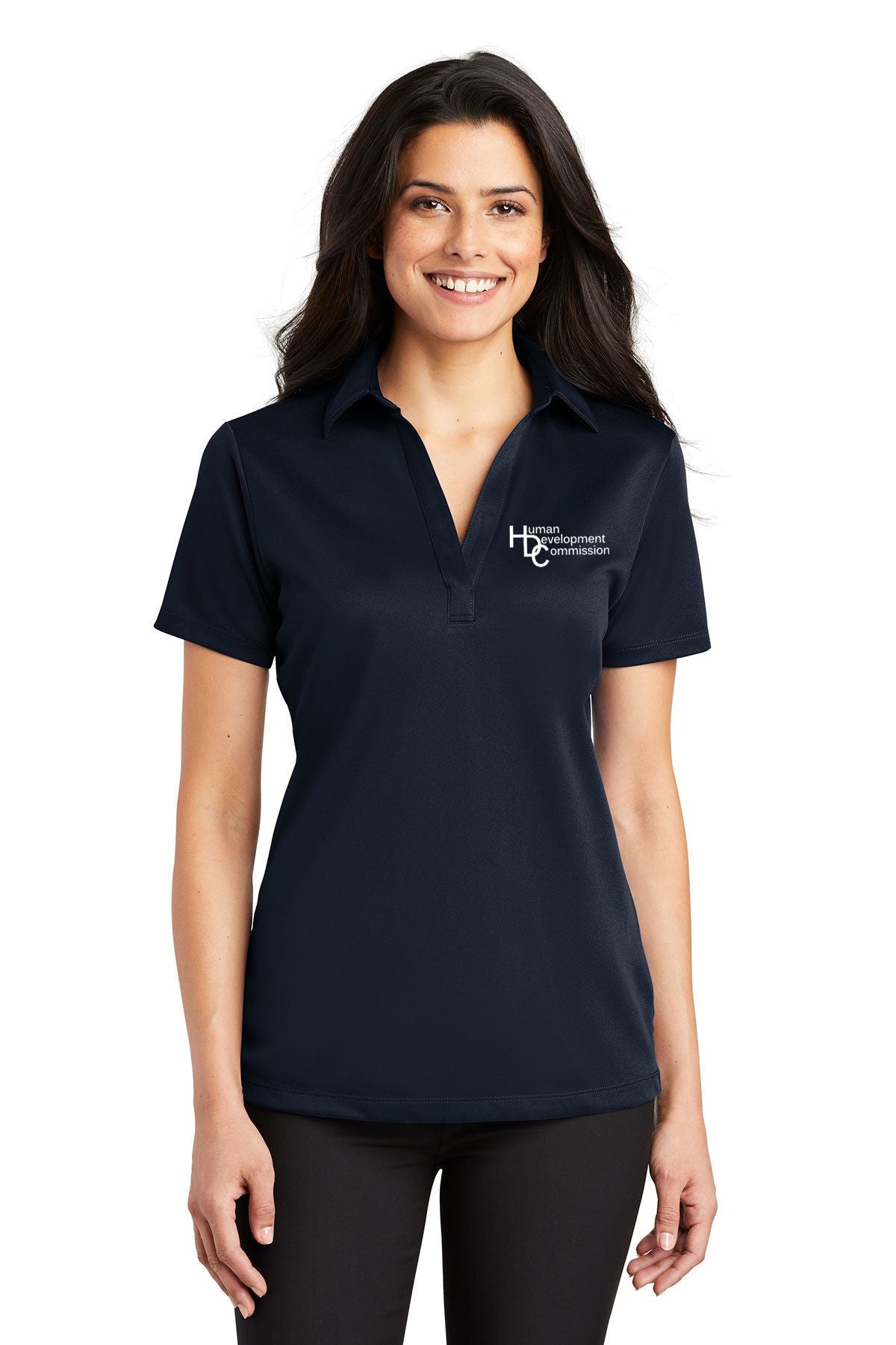 Human Development Commission Silk Touch™ Ladies Performance Polo