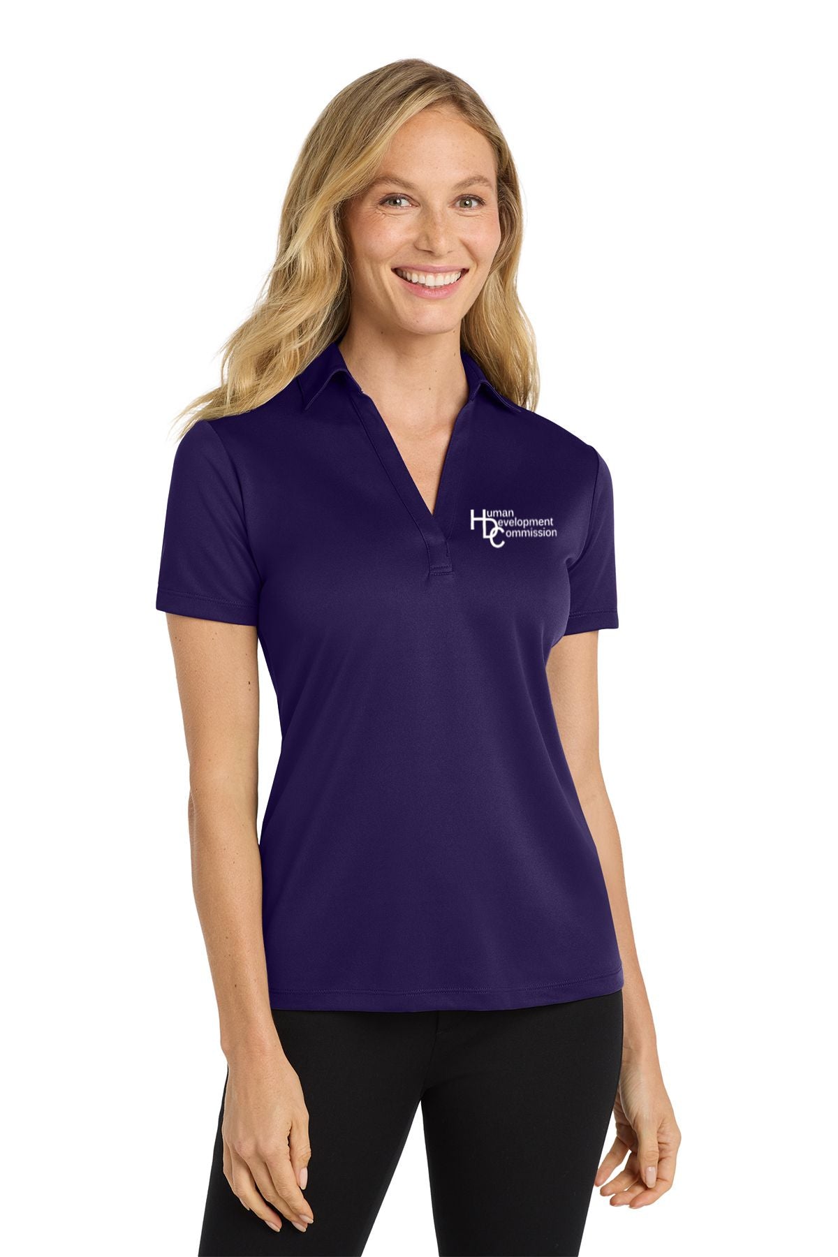 Human Development Commission Silk Touch™ Ladies Performance Polo