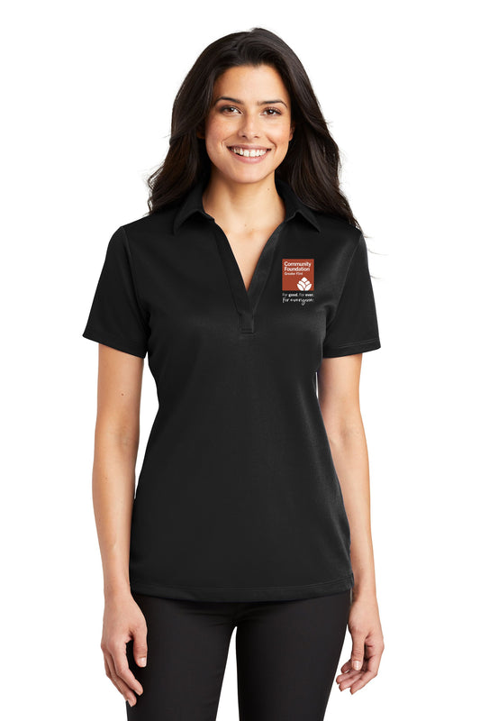 Community Foundation of Greater Flint Silk Touch™ Ladies Performance Polo