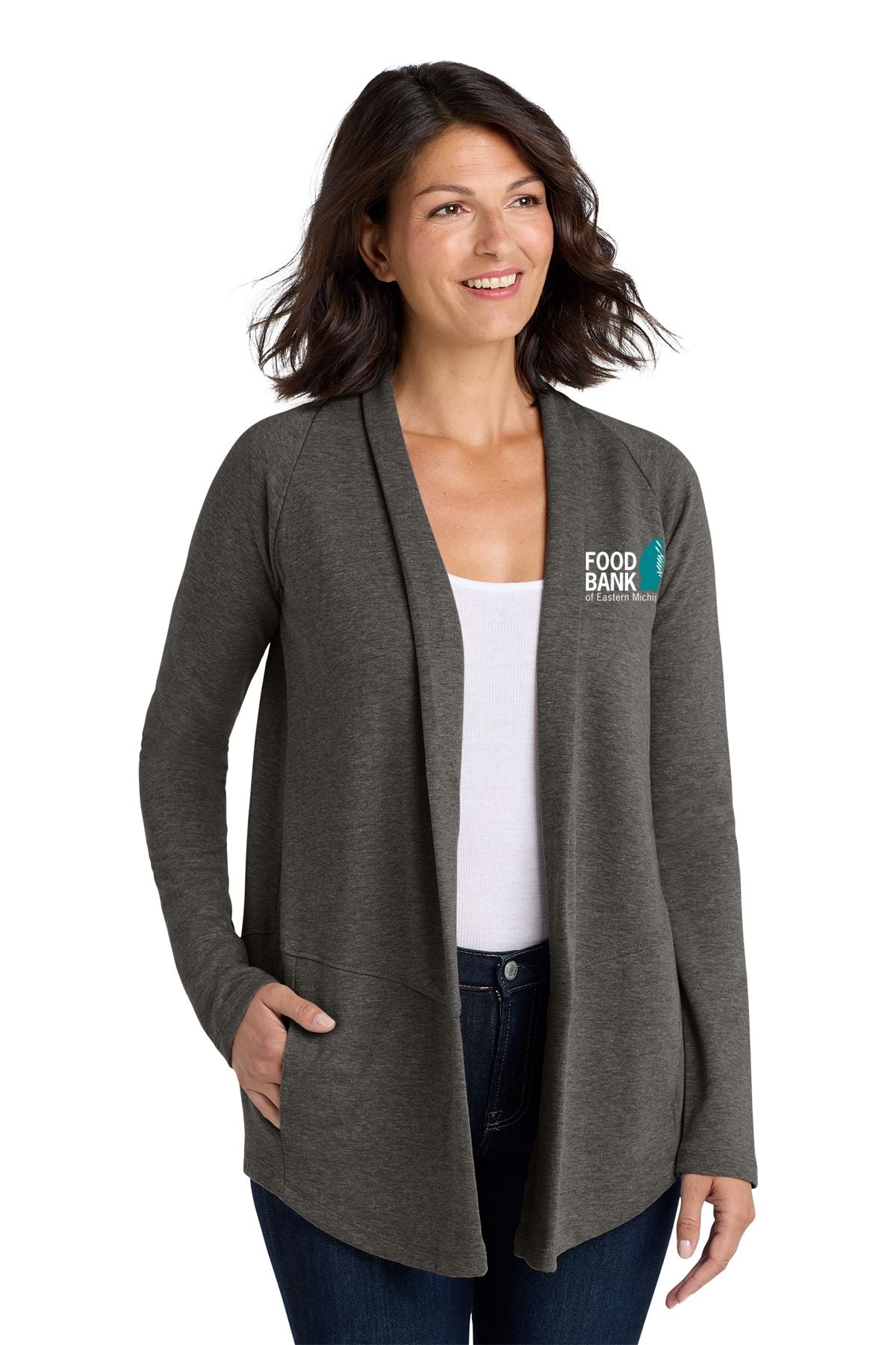 Food Bank Port Authority® Women's Interlock Cardigan