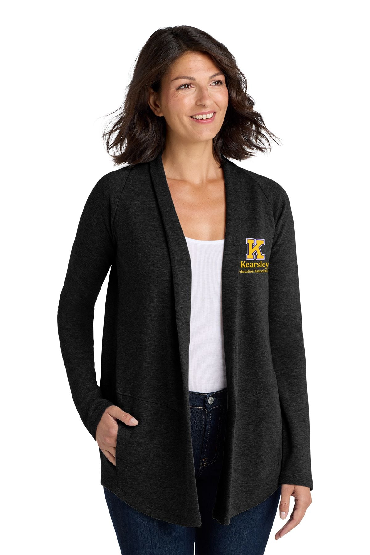 Kearsley Education Association Port Authority® Women's Interlock Cardigan