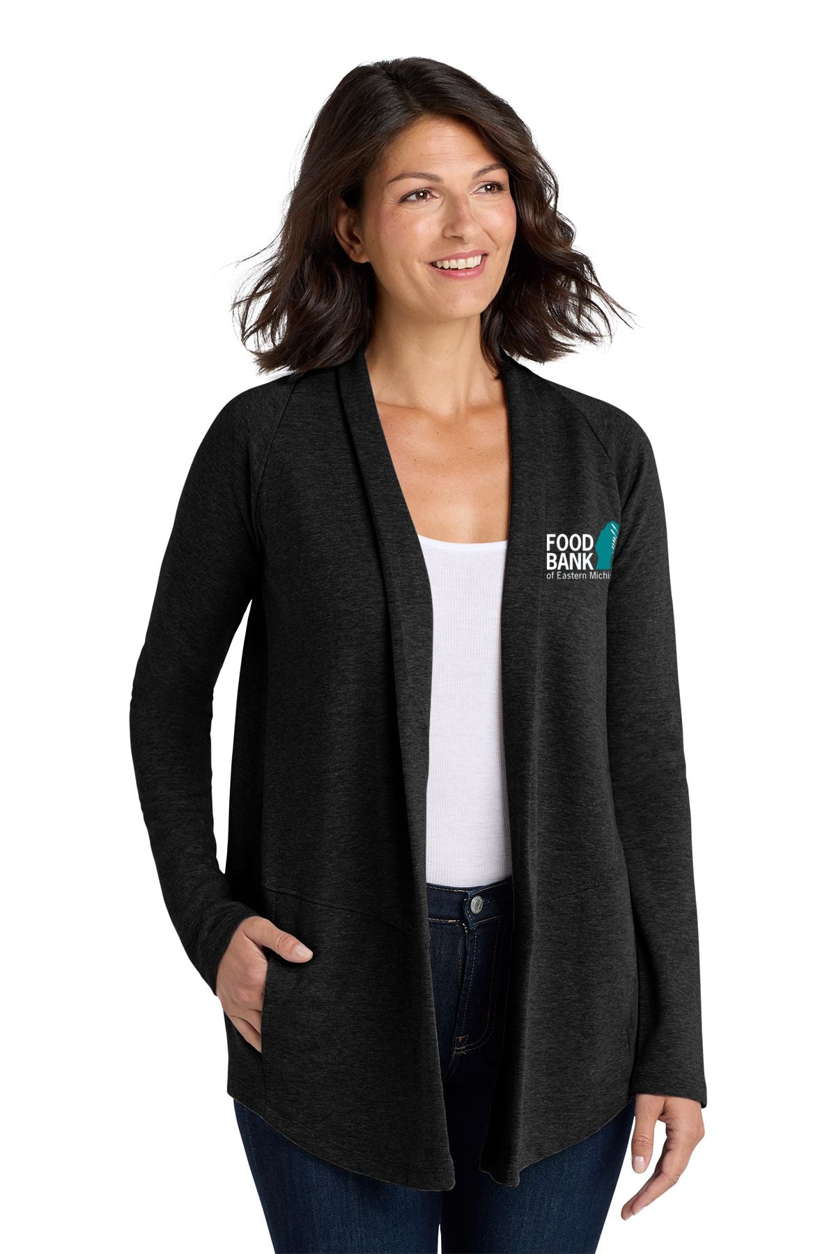 Food Bank Port Authority® Women's Interlock Cardigan