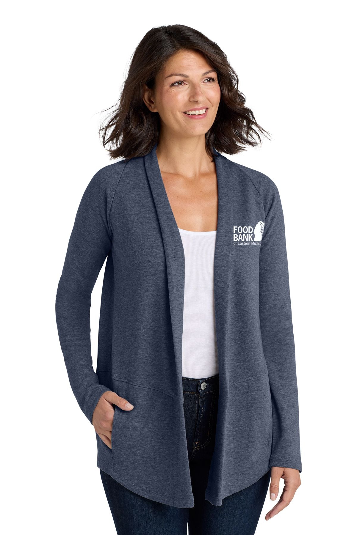 Food Bank Port Authority® Women's Interlock Cardigan