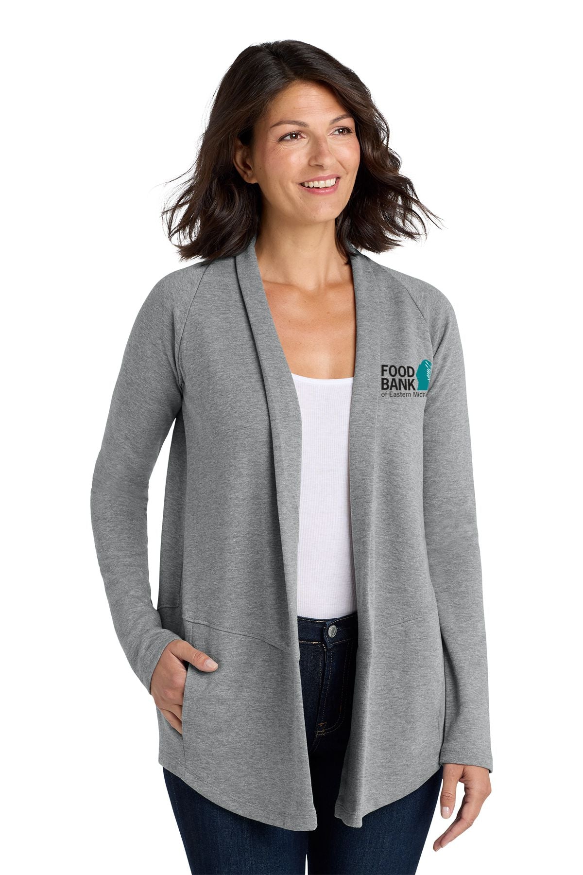 Food Bank Port Authority® Women's Interlock Cardigan