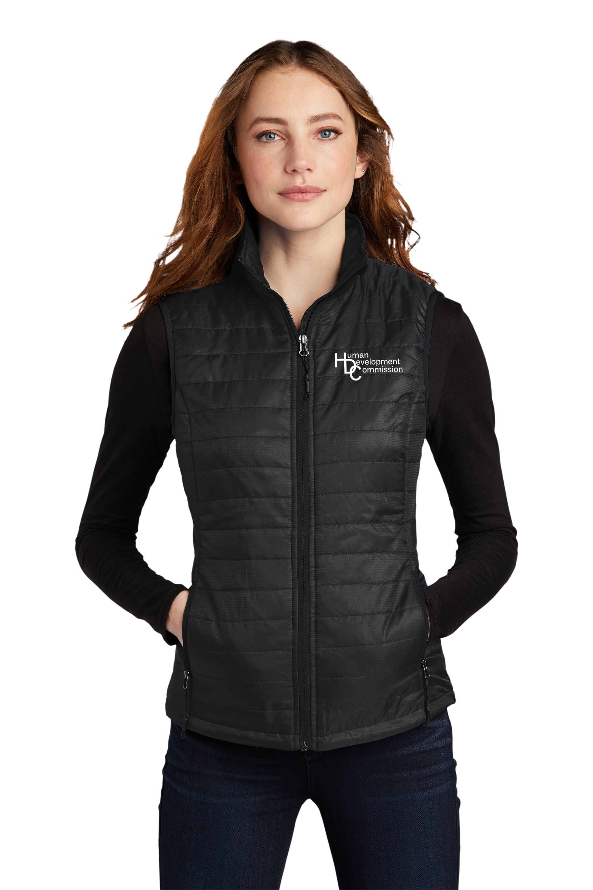 Human Development Commission Ladies Packable Puffy Vest