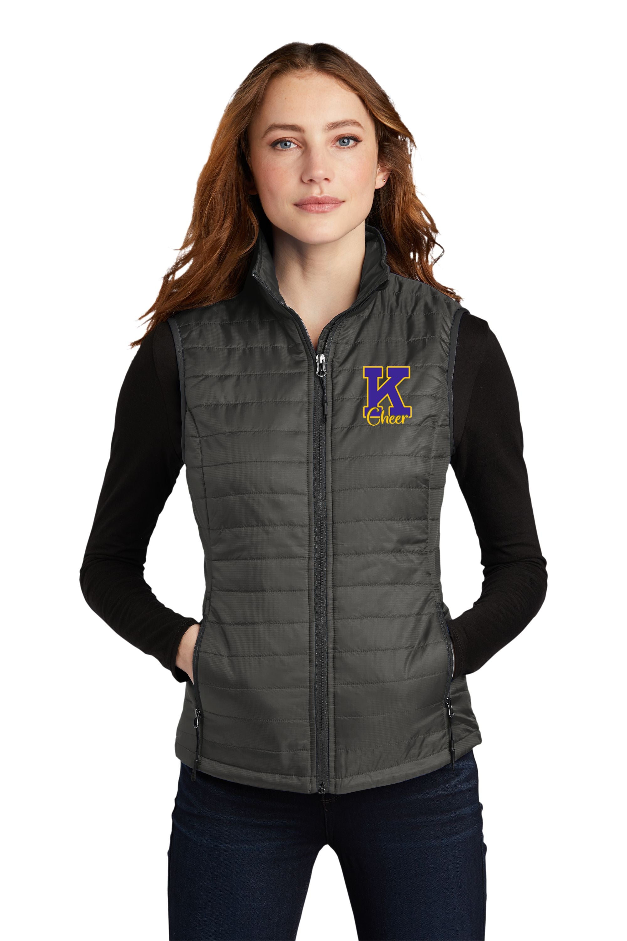Kearsley Cheer Ladies Packable Puffy Vest