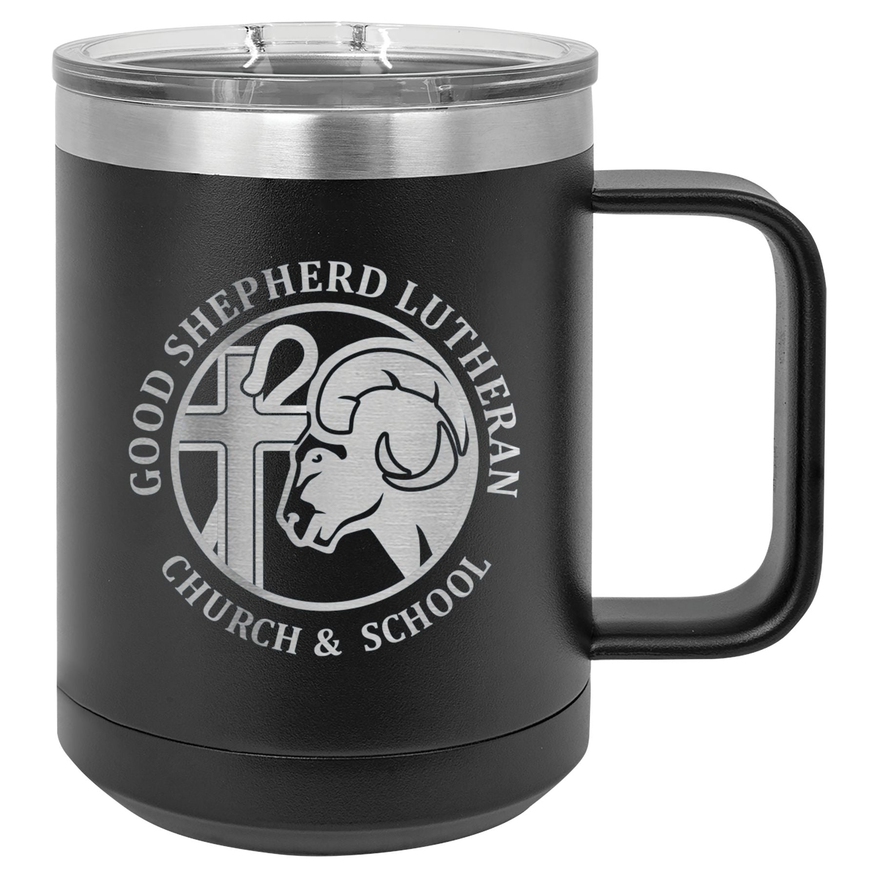 Good Shepherd 15 oz. Vacuum Insulated Mug with Slider Lid