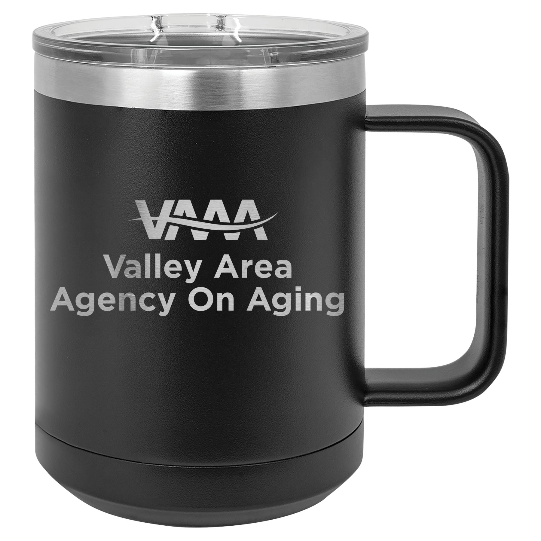 Valley Area Agency on Aging 15 oz. Vacuum Insulated Mug with Slider Lid
