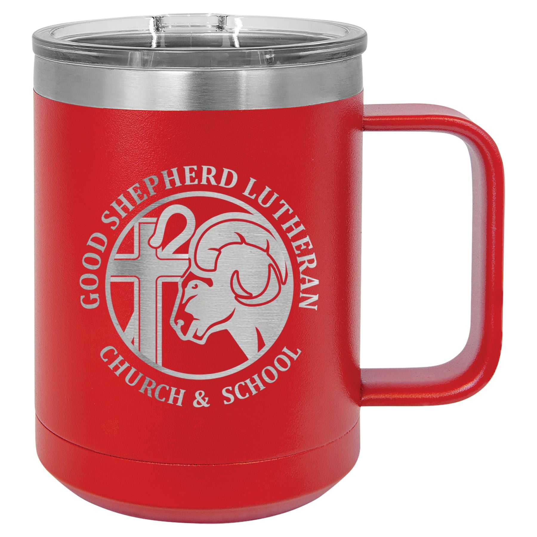 Good Shepherd 15 oz. Vacuum Insulated Mug with Slider Lid