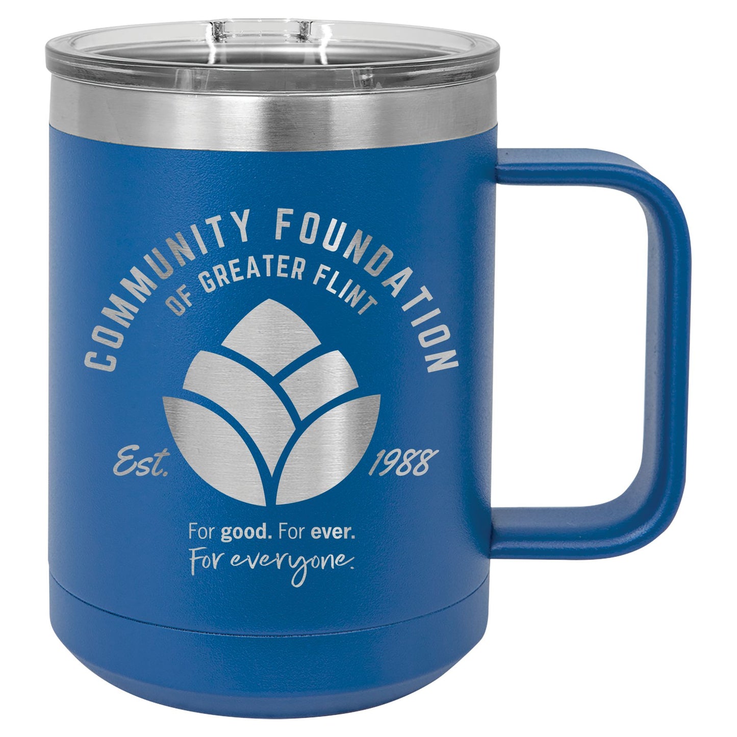 Community Foundation of Greater Flint Vacuum Insulated Mug with Slider Lid