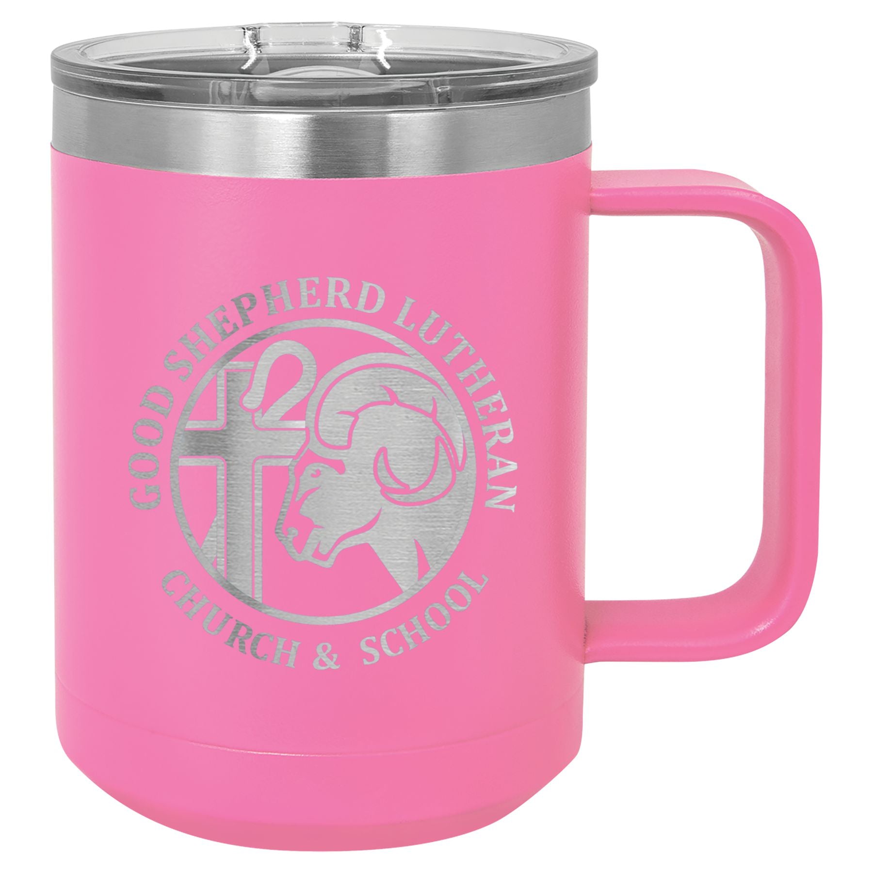 Good Shepherd 15 oz. Vacuum Insulated Mug with Slider Lid