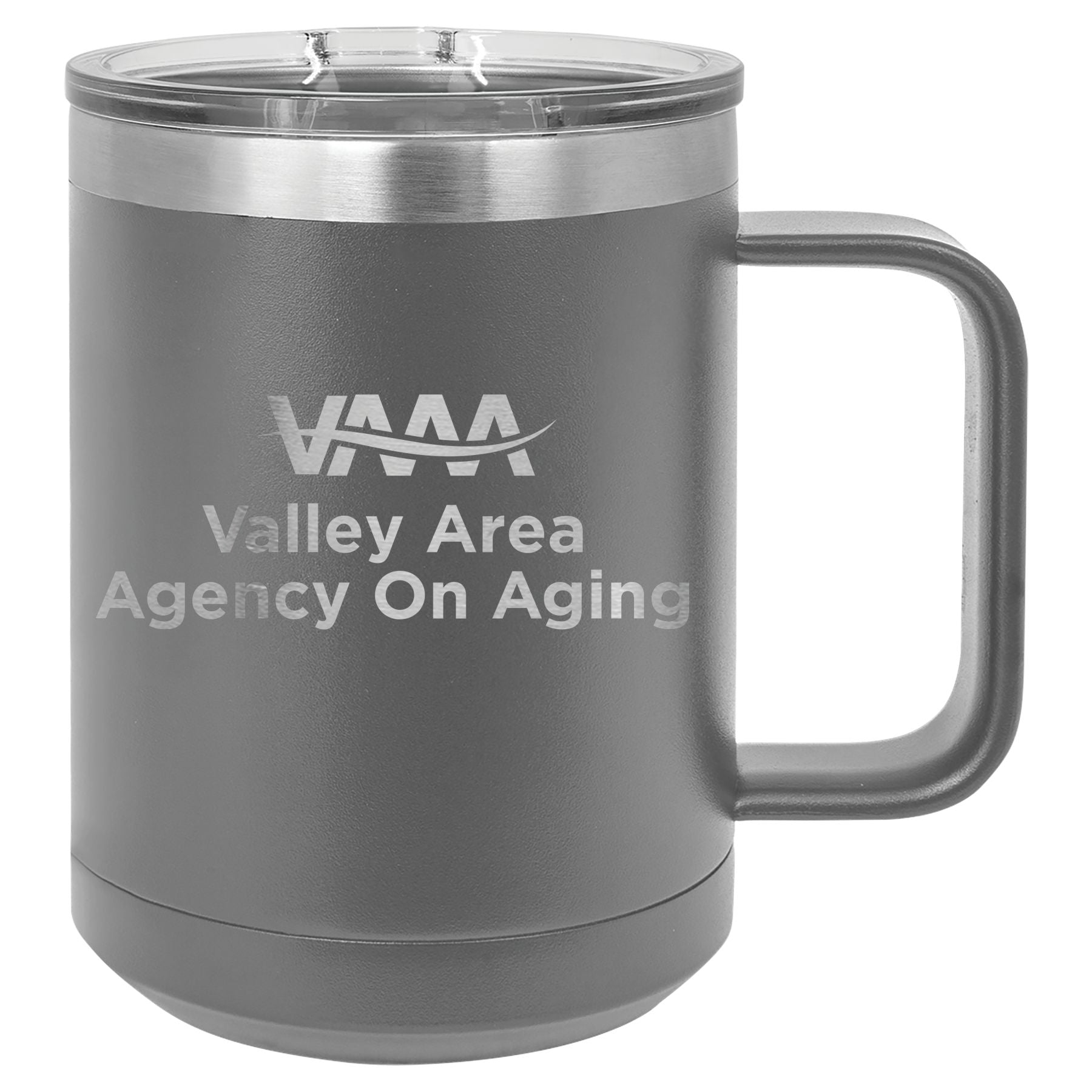 Valley Area Agency on Aging 15 oz. Vacuum Insulated Mug with Slider Lid