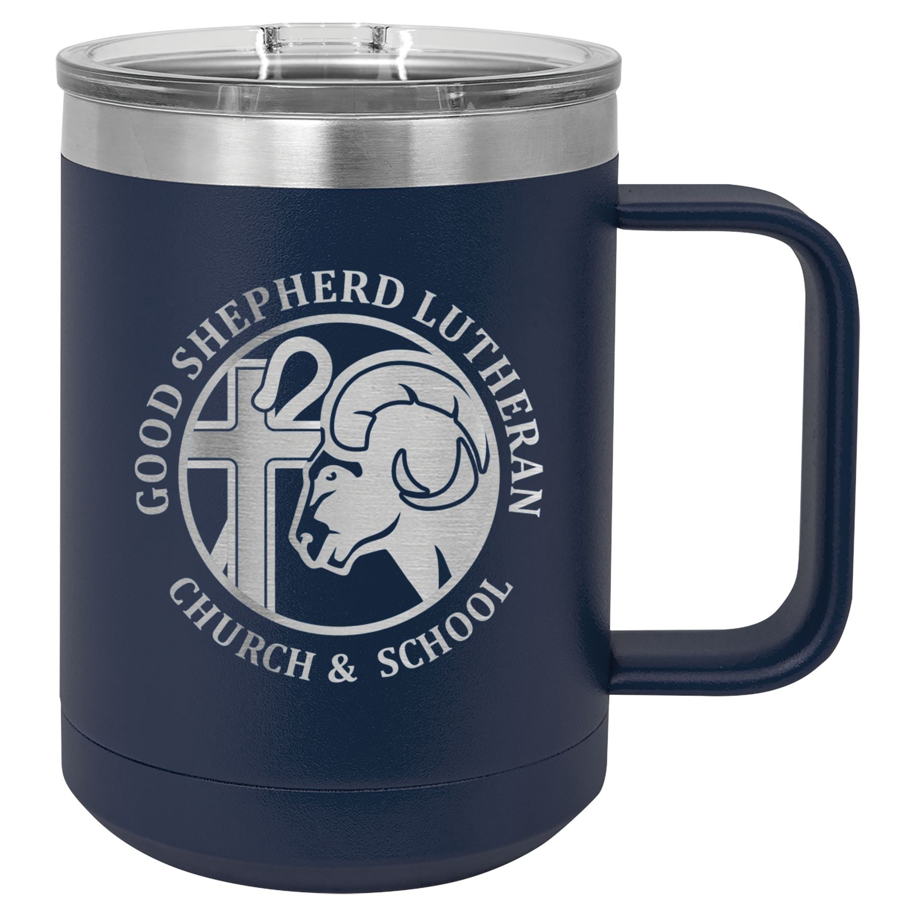 Good Shepherd 15 oz. Vacuum Insulated Mug with Slider Lid