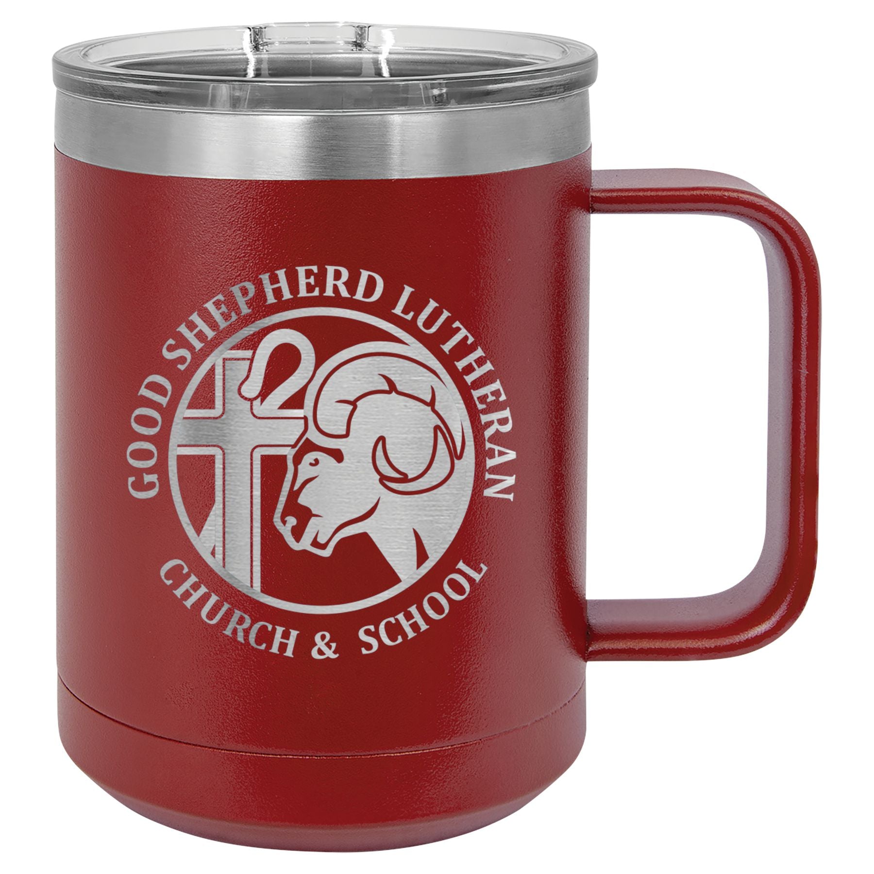 Good Shepherd 15 oz. Vacuum Insulated Mug with Slider Lid