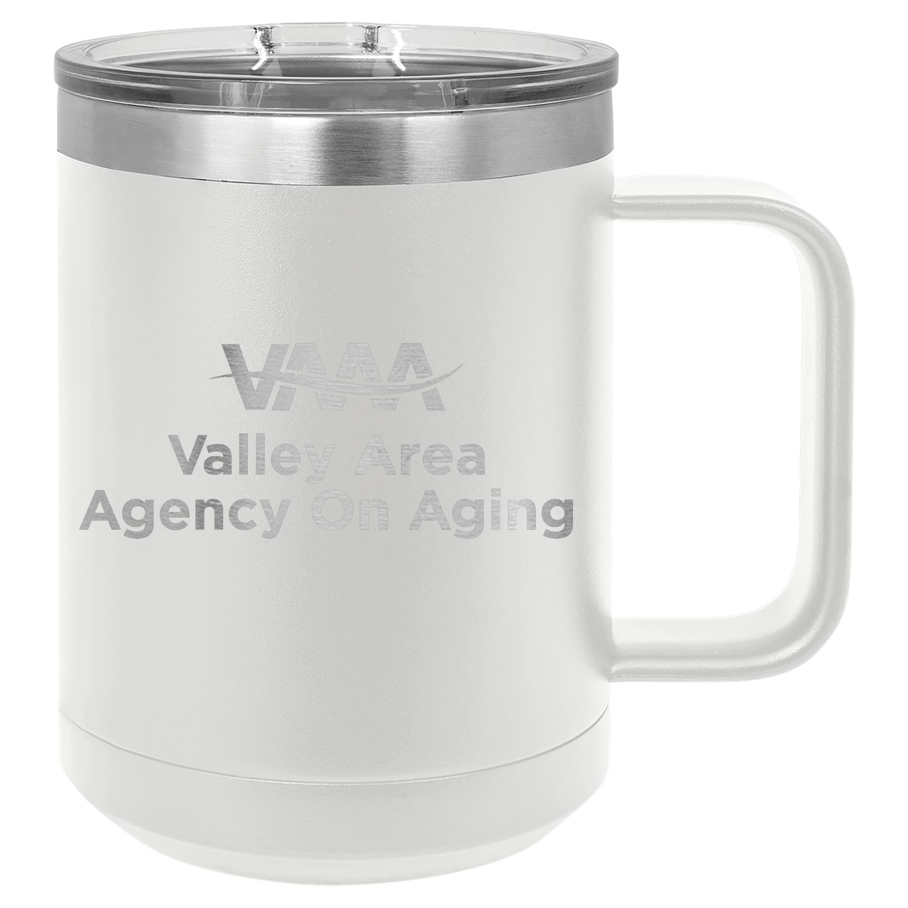 Valley Area Agency on Aging 15 oz. Vacuum Insulated Mug with Slider Lid