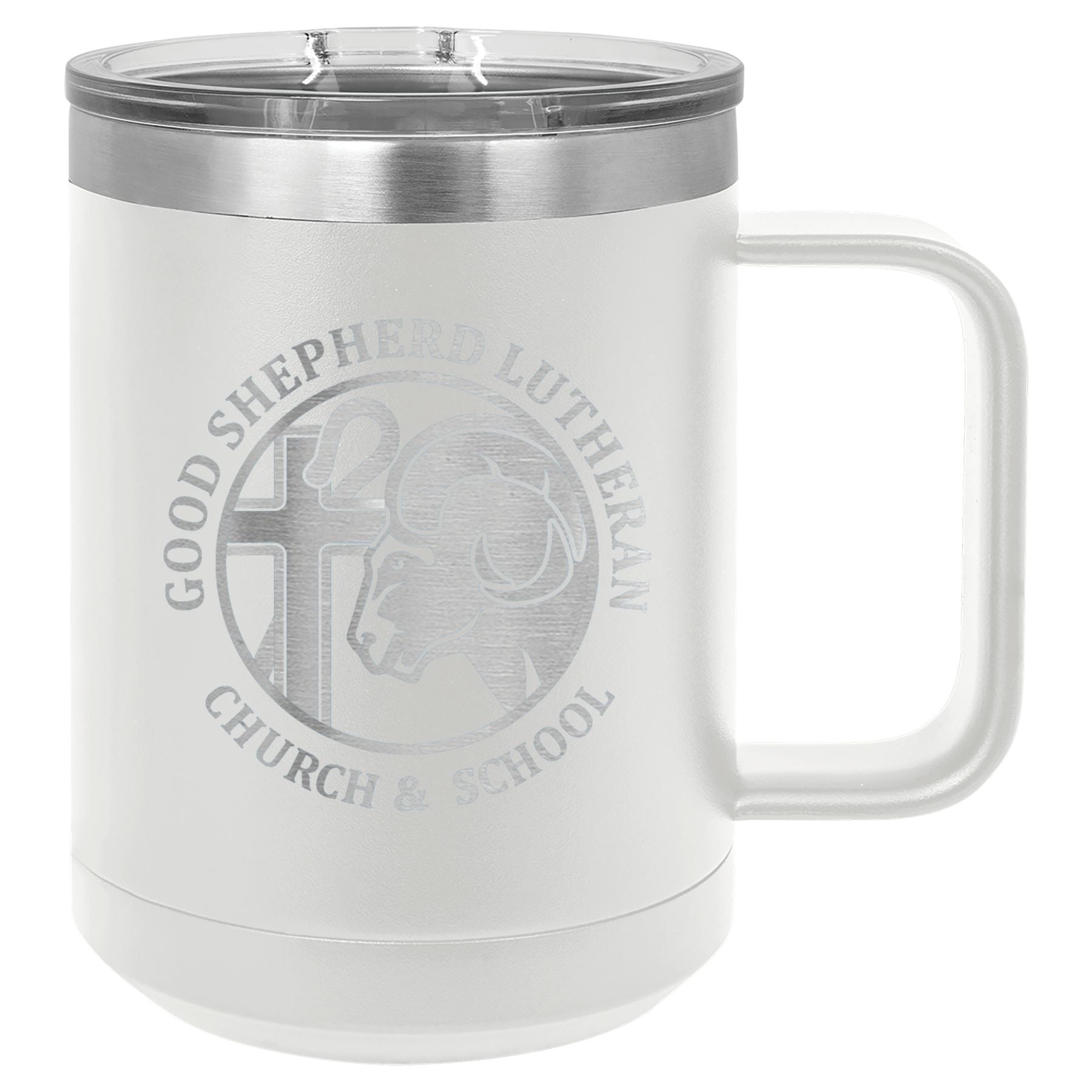 Good Shepherd 15 oz. Vacuum Insulated Mug with Slider Lid
