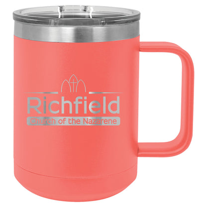 Richfield Church of the Nazarene Vacuum Insulated Mug with Slider Lid