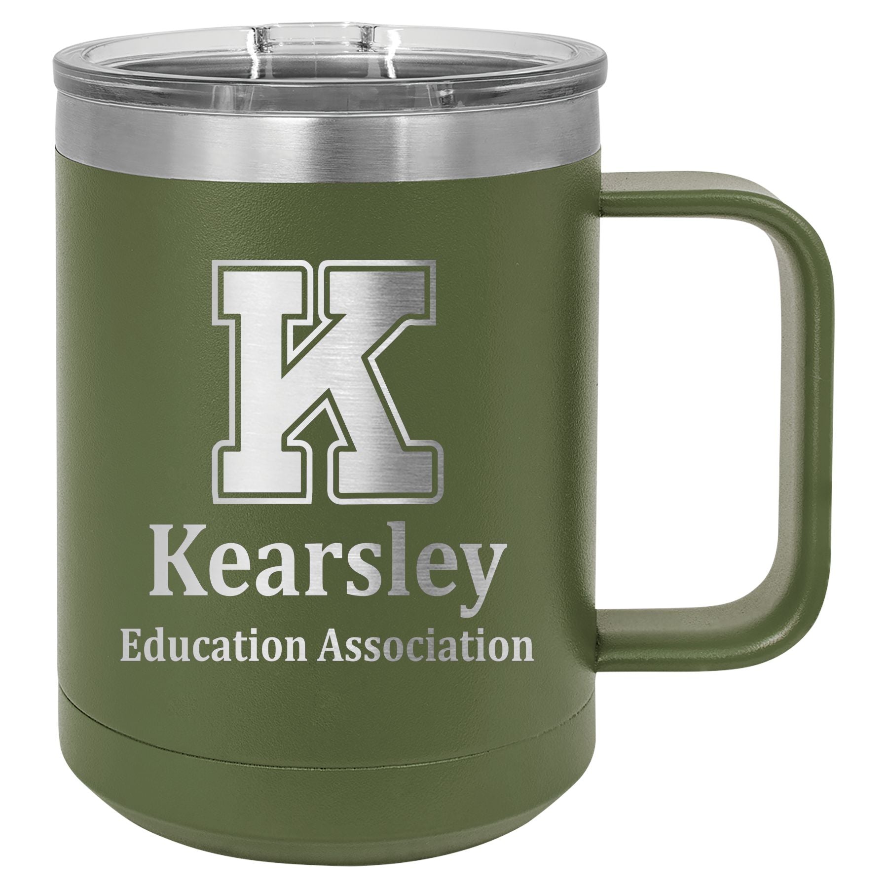 Kearsley Education Association Vacuum Insulated Mug with Slider Lid