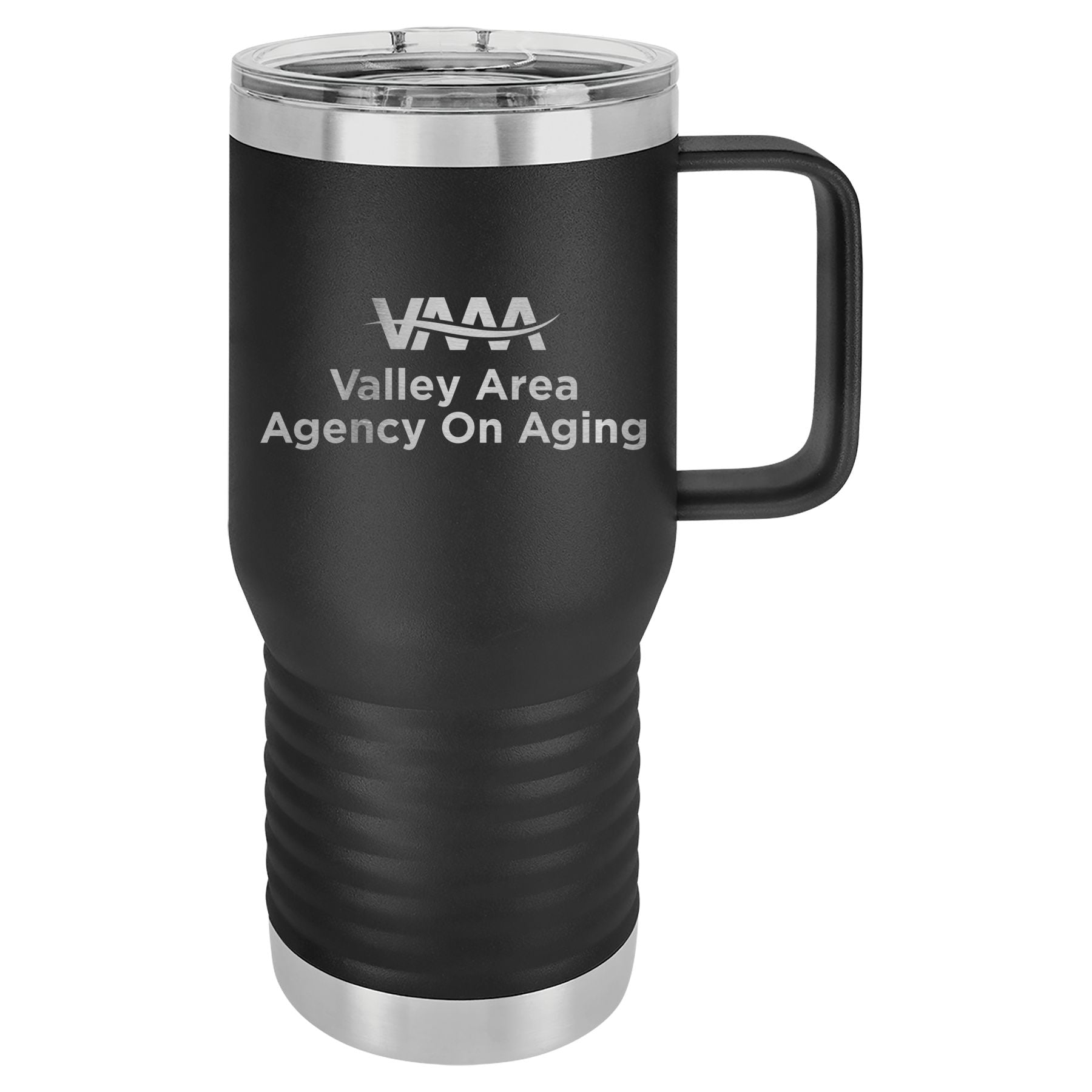 Valley Area Agency on Aging 20 oz. Vacuum Insulated Travel Mug with Slider Lid