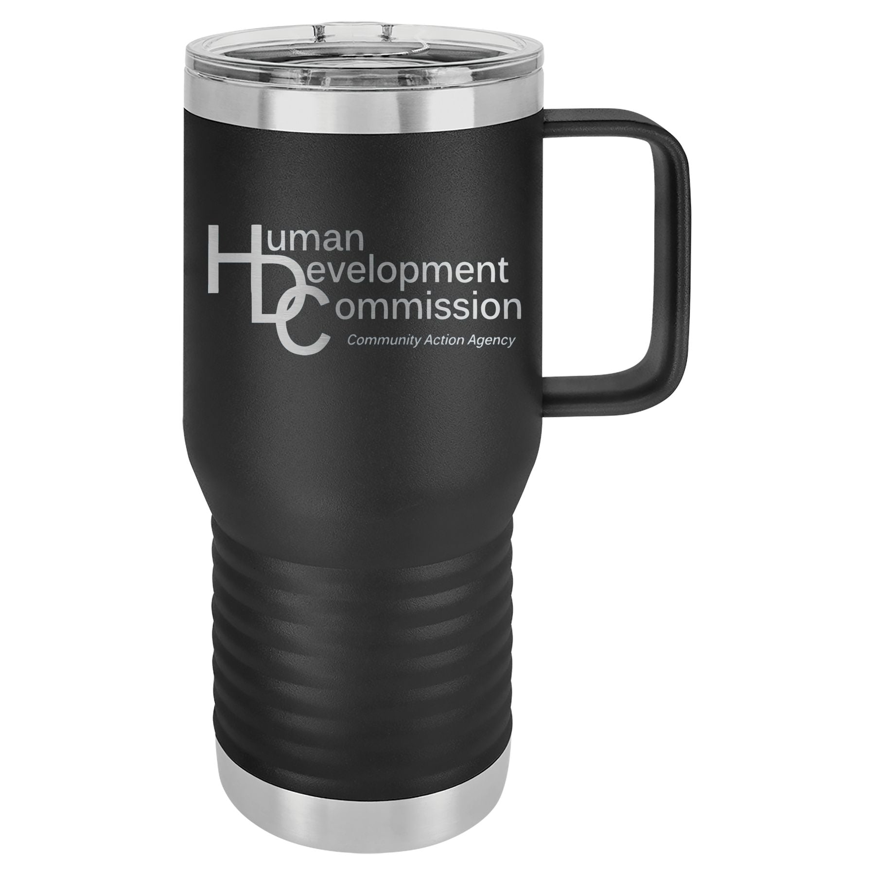 Human Development Commission 20 oz. Vacuum Insulated Travel Mug with Slider Lid