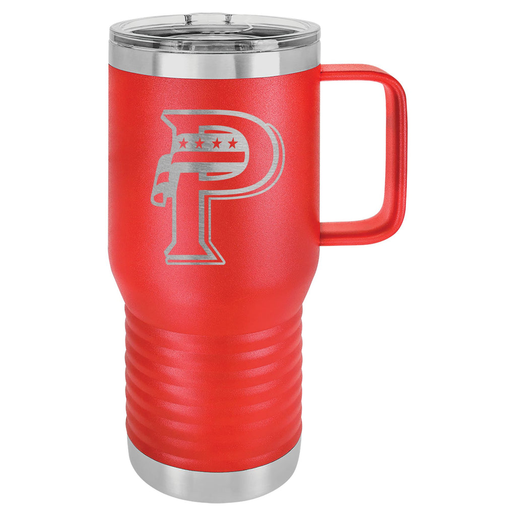 USA Prime Softball 20 oz. Vacuum Insulated Travel Mug with Slider Lid