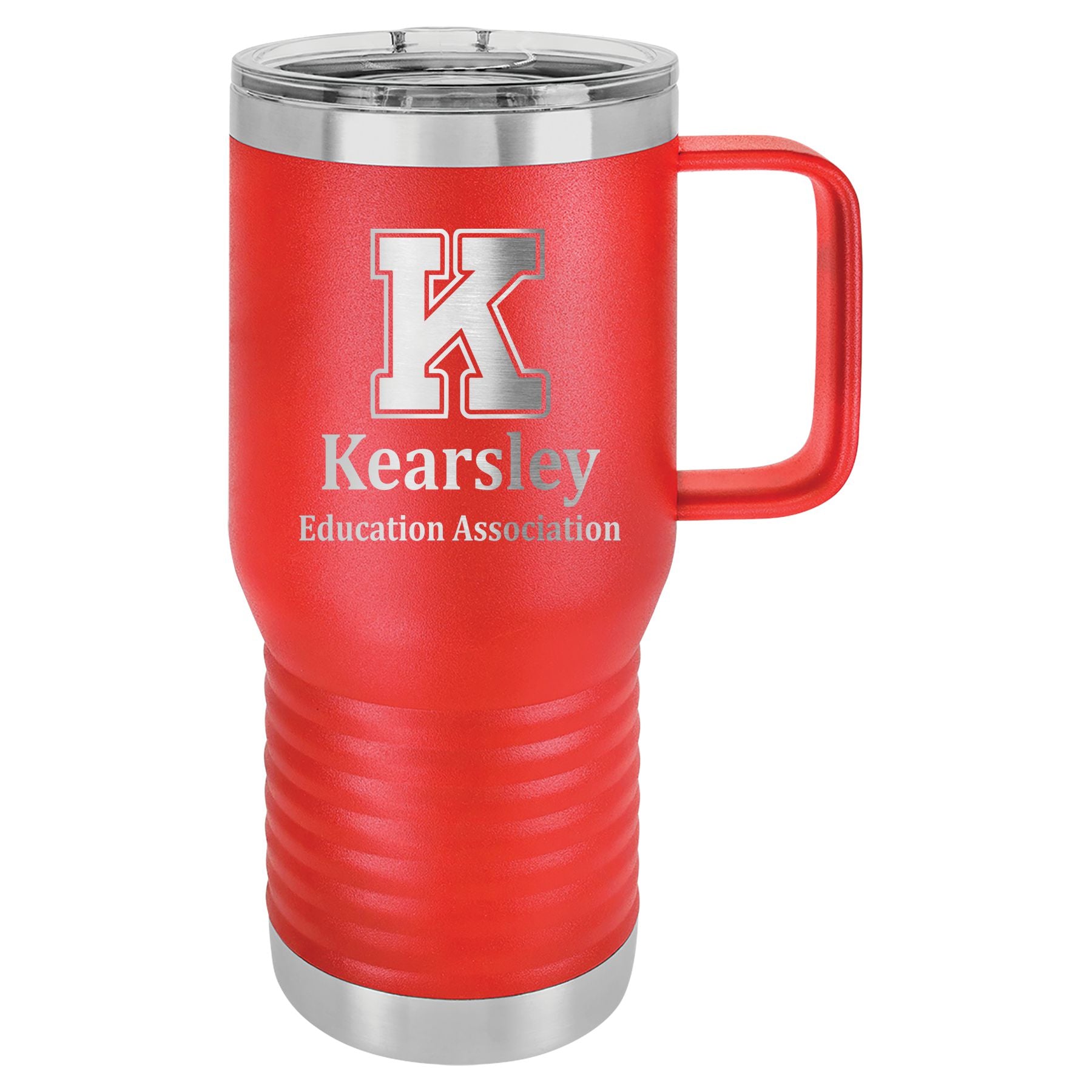 Kearsley Education Association 20 oz. Vacuum Insulated Travel Mug with Slider Lid